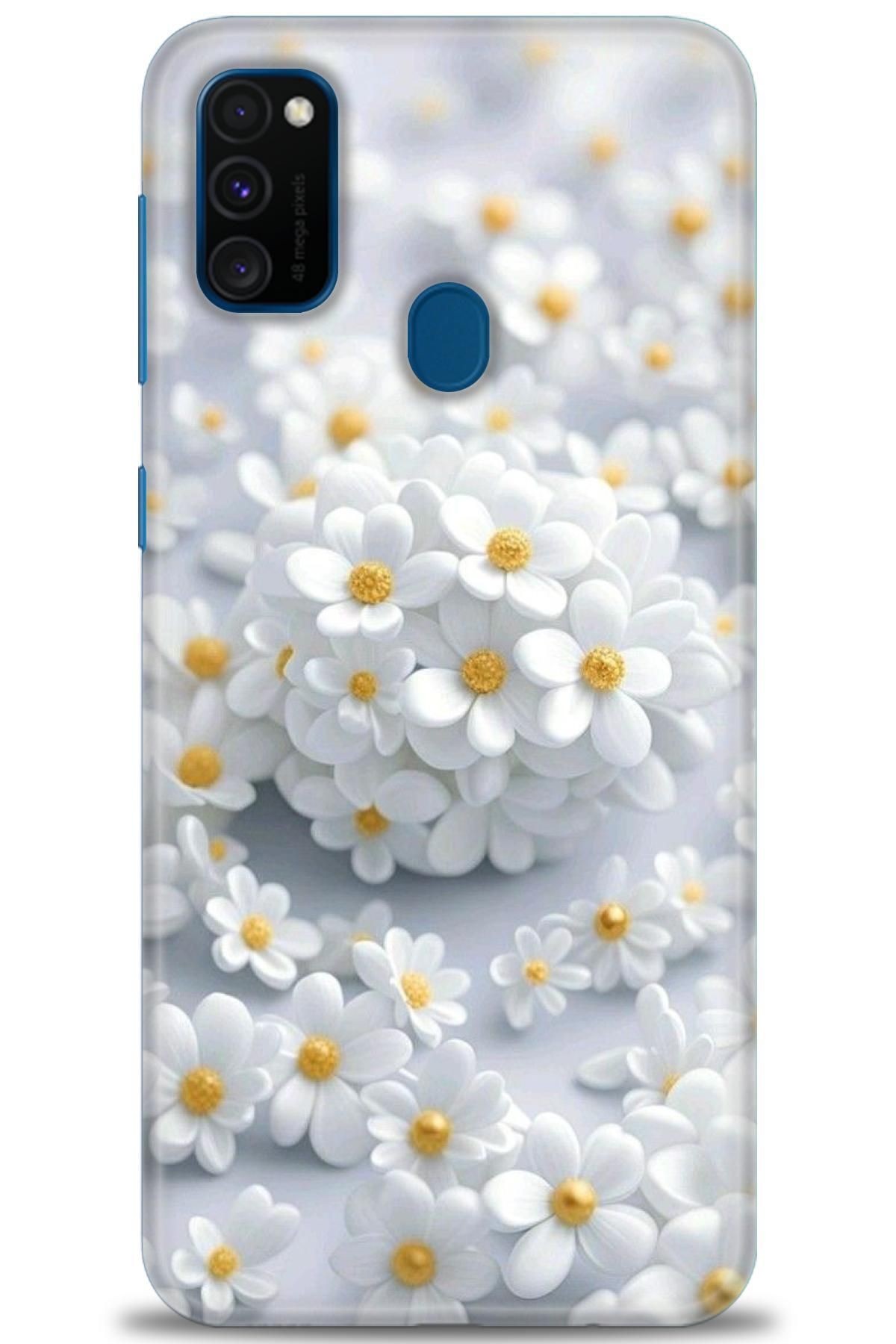 CooperTech Samsung Galaxy M21 İle Uyumlu HD Baskılı Desenli Silikon Kılıf - 173