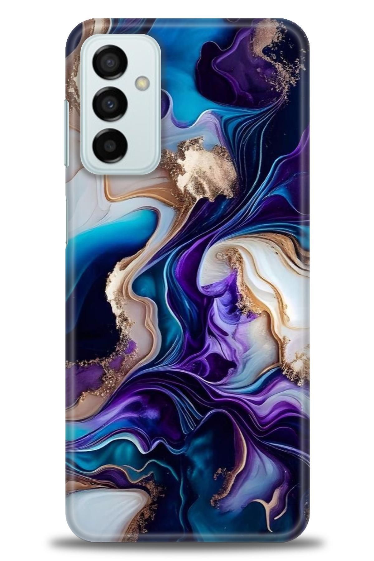 CooperTech Samsung Galaxy M23 İle Uyumlu HD Baskılı Desenli Silikon Kılıf - 48