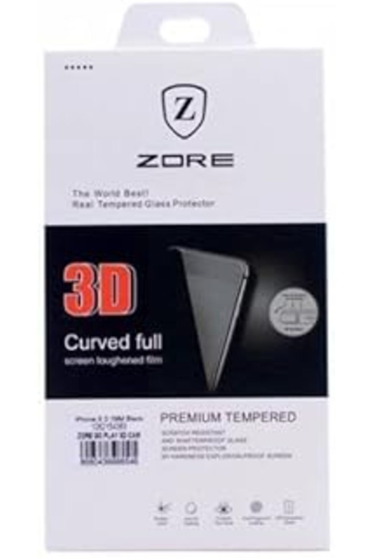 Qedii Zore Go Play 3D Ip6S Black Temperli Cam