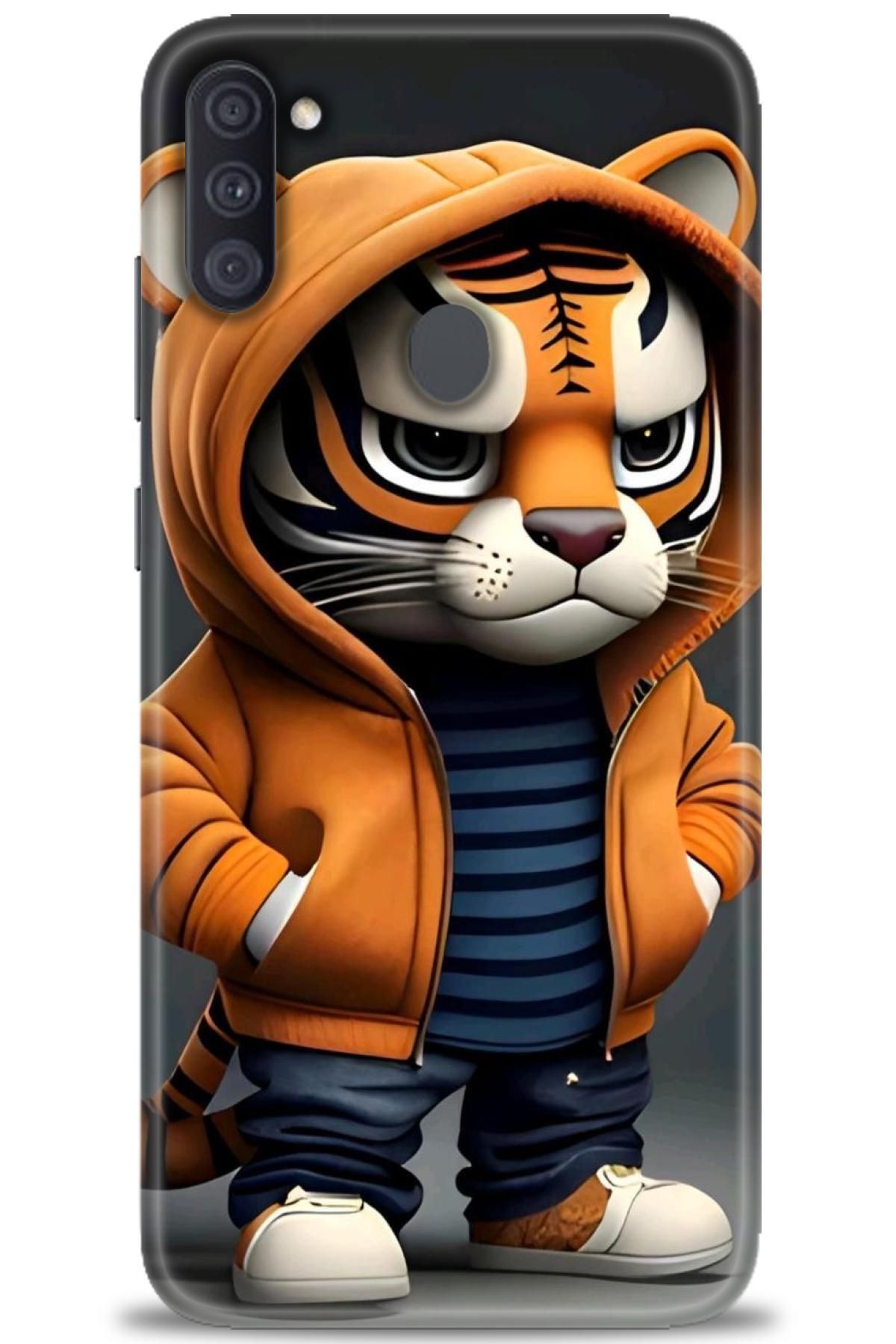 CooperTech Samsung Galaxy A11 İle Uyumlu HD Baskılı Desenli Silikon Kılıf - 335