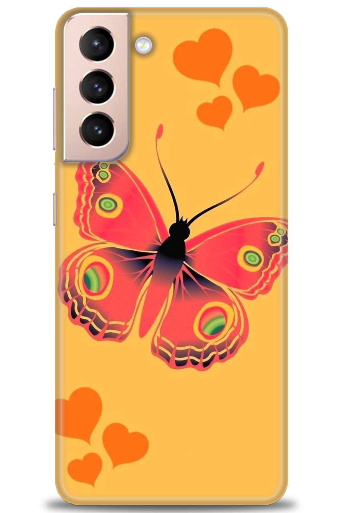 CooperTech Samsung Galaxy S21 İle Uyumlu HD Baskılı Desenli Silikon Kılıf - 119