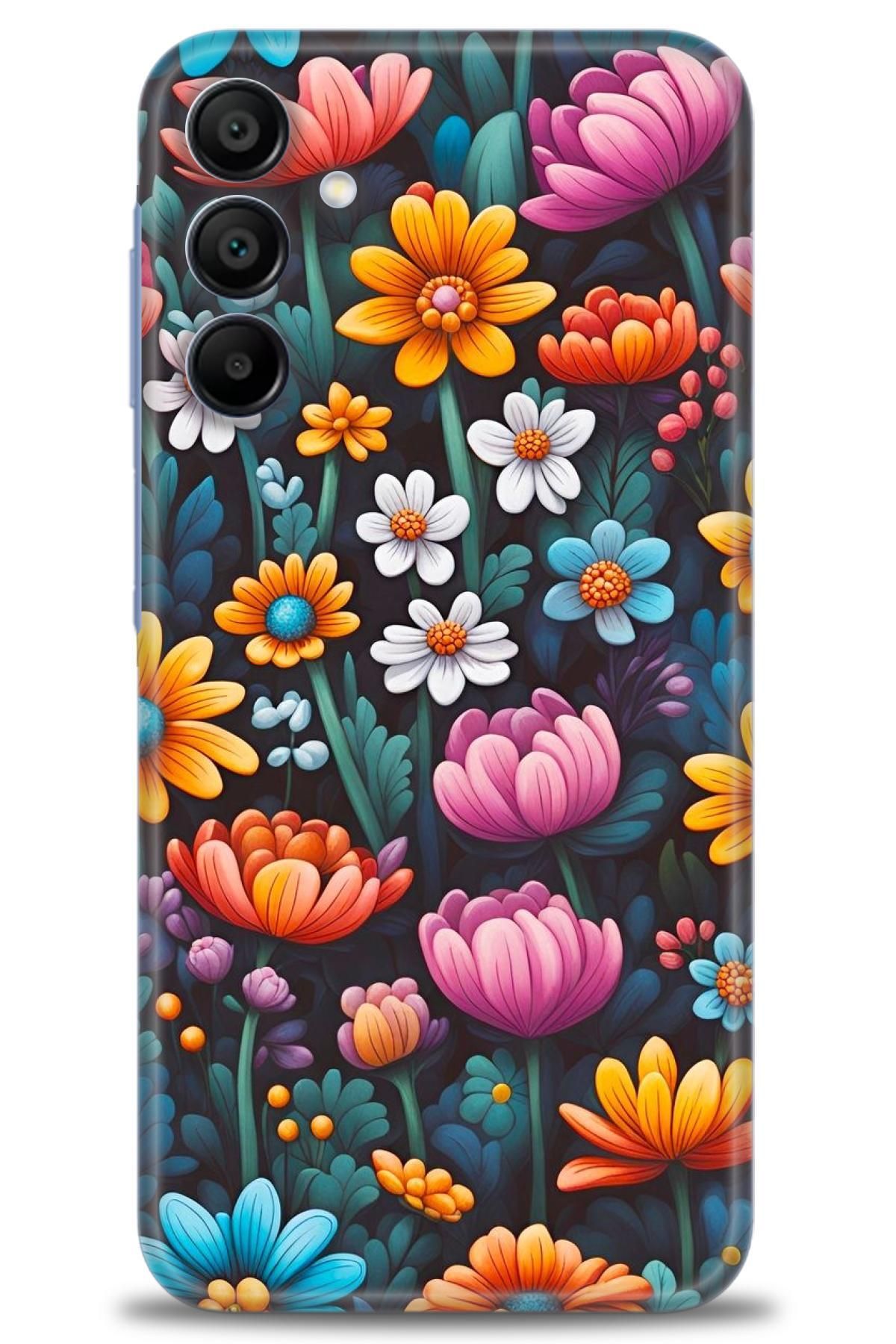 CooperTech Samsung Galaxy A35 5G İle Uyumlu HD Baskılı Desenli Silikon Kılıf - 533