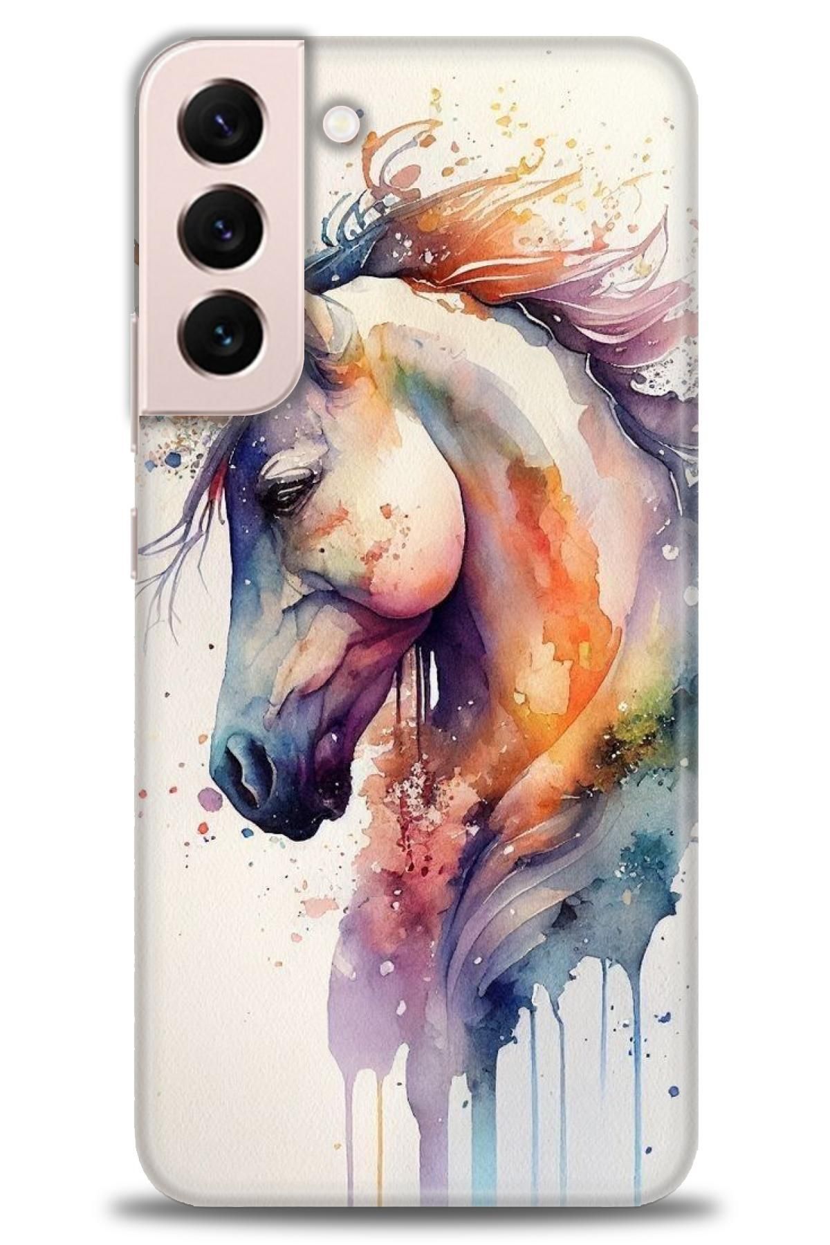 CooperTech Samsung Galaxy S22 Plus İle Uyumlu HD Baskılı Desenli Silikon Kılıf - 110