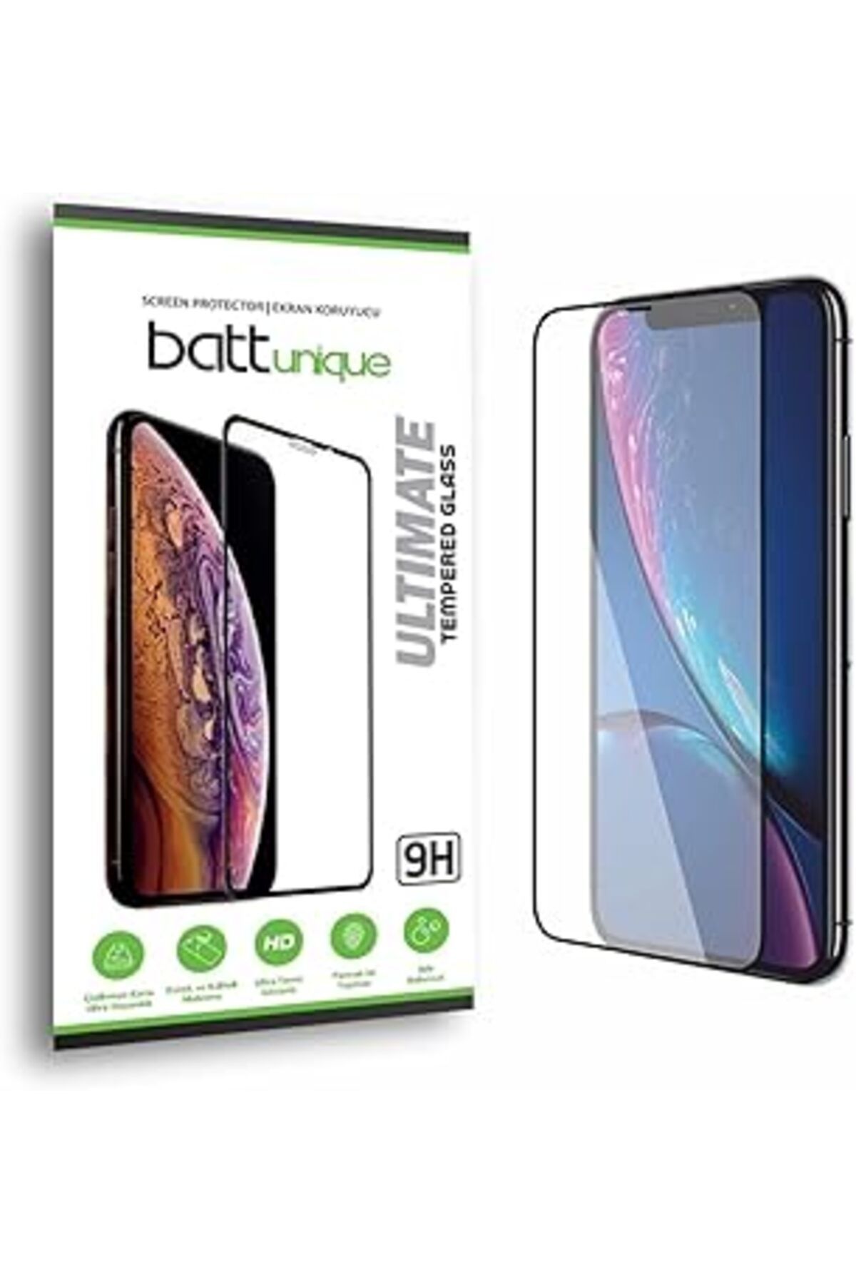 Qedii Battunique İphone 7 G / 8 G Beyaz Ultimate 5D Ekran Koruyucu