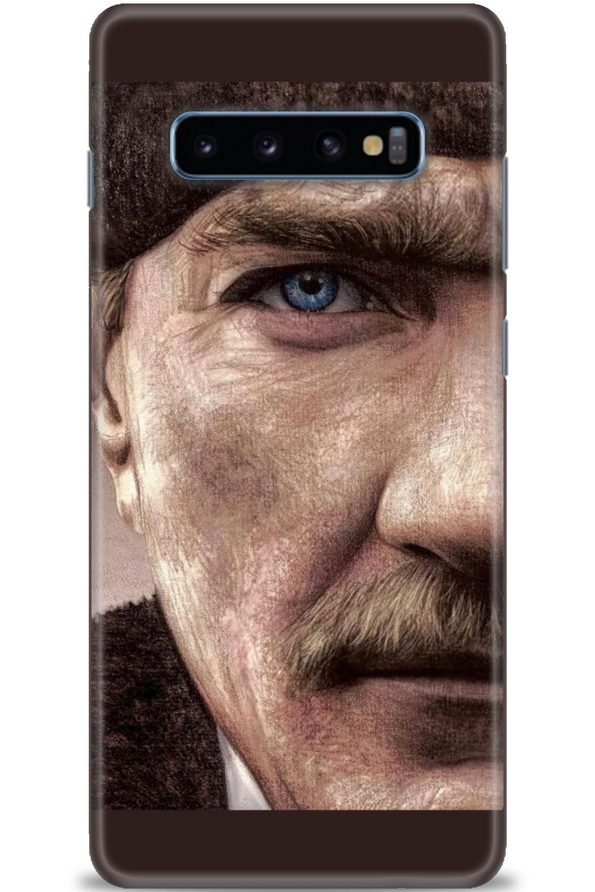 CooperTech Samsung Galaxy S10 Plus İle Uyumlu HD Baskılı Desenli Silikon Kılıf - 786