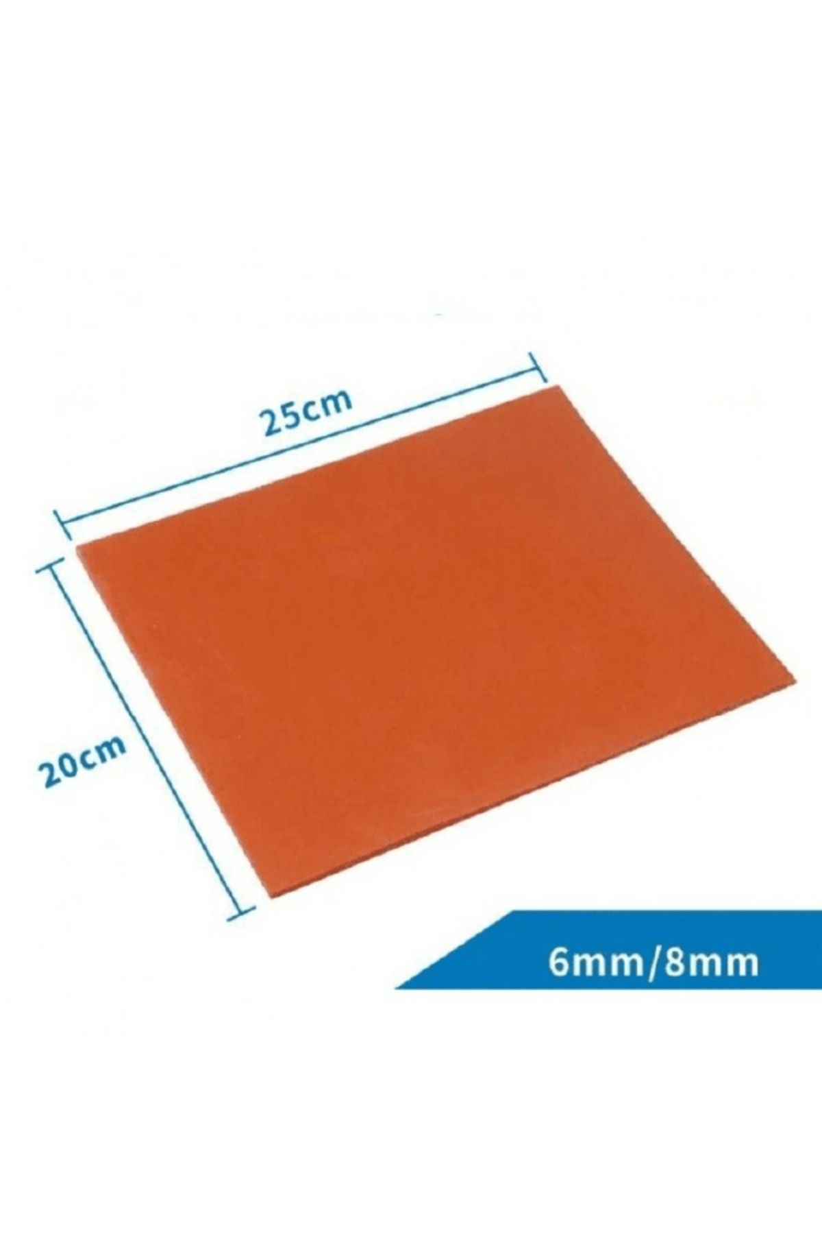 çözüm plastik SS-959E 8Mm Small Turuncu Kaucuk Tamir Pedi