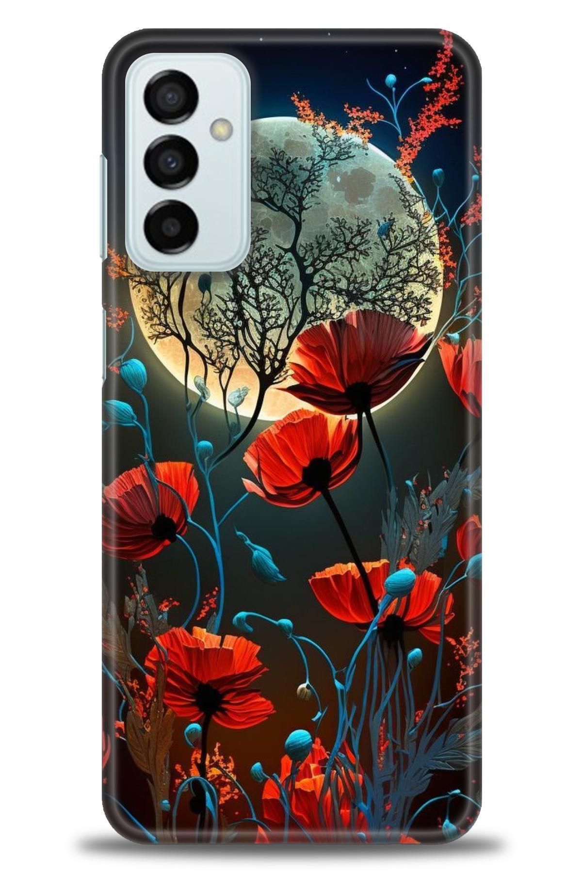 CooperTech Samsung Galaxy M23 İle Uyumlu HD Baskılı Desenli Silikon Kılıf - 344