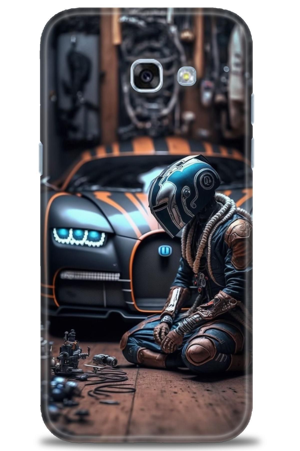 CooperTech Samsung Galaxy A5 2017 İle Uyumlu HD Baskılı Desenli Silikon Kılıf - 984