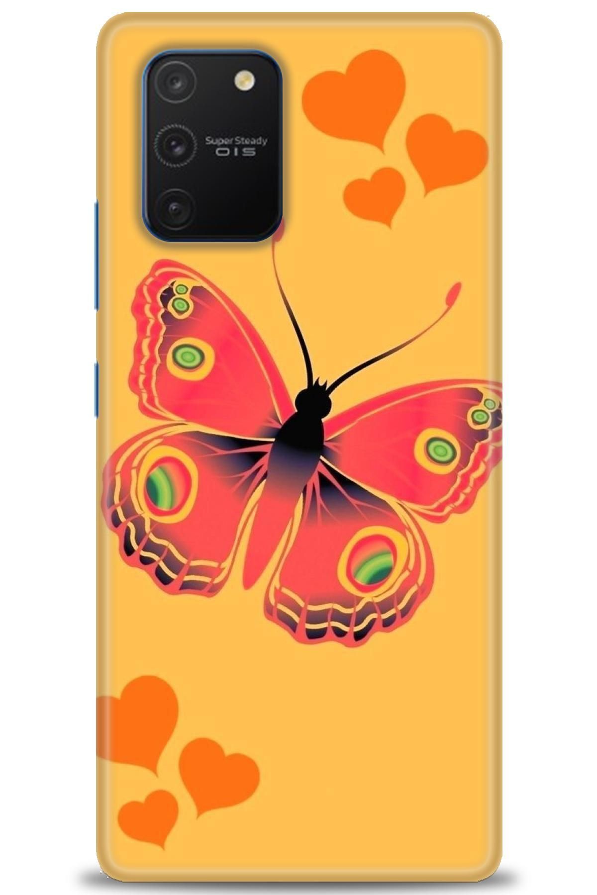 CooperTech Samsung Galaxy A91 İle Uyumlu HD Baskılı Desenli Silikon Kılıf - 119
