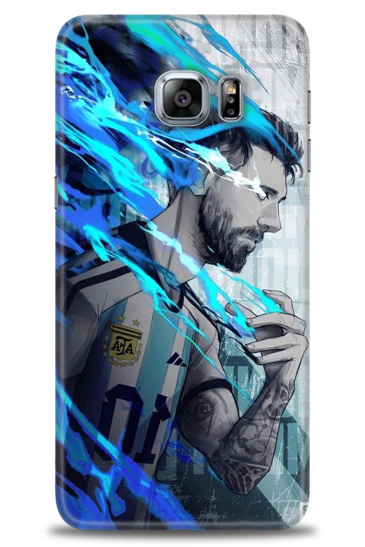 CooperTech Samsung Galaxy S6 Edge Plus İle Uyumlu HD Baskılı Desenli Silikon Kılıf - 867