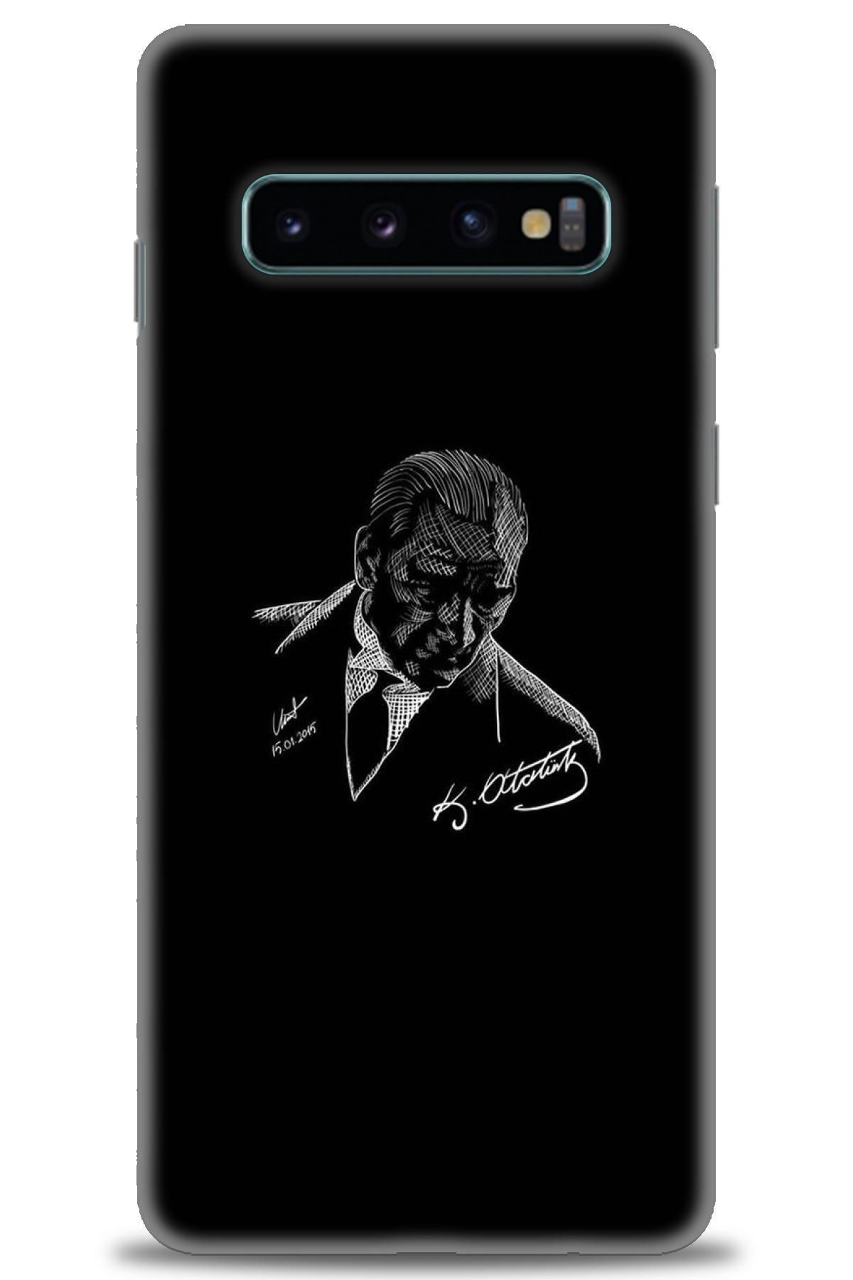 CooperTech Samsung Galaxy S10 İle Uyumlu HD Baskılı Desenli Silikon Kılıf - 1037