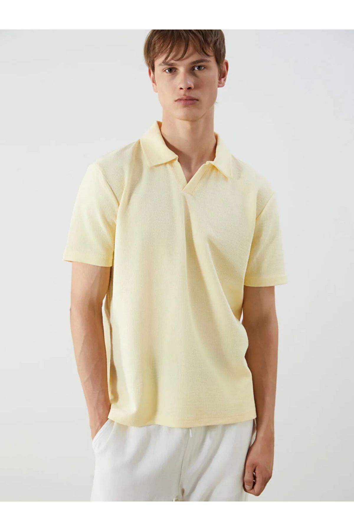LC Waikiki XSIDE Sari Polo Yaka Erkek Tişört