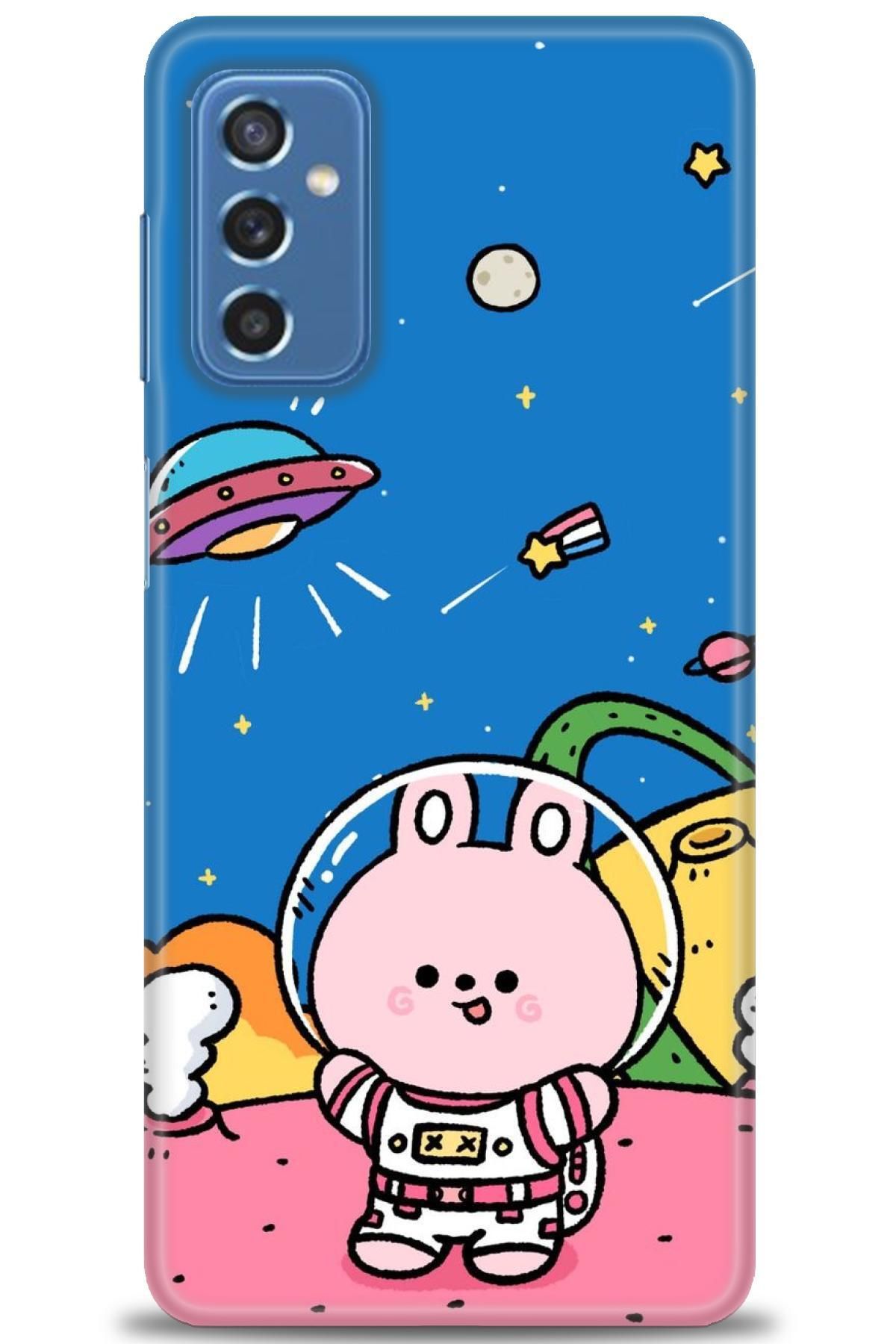 CooperTech Samsung Galaxy M52 5G İle Uyumlu HD Baskılı Desenli Silikon Kılıf - 515