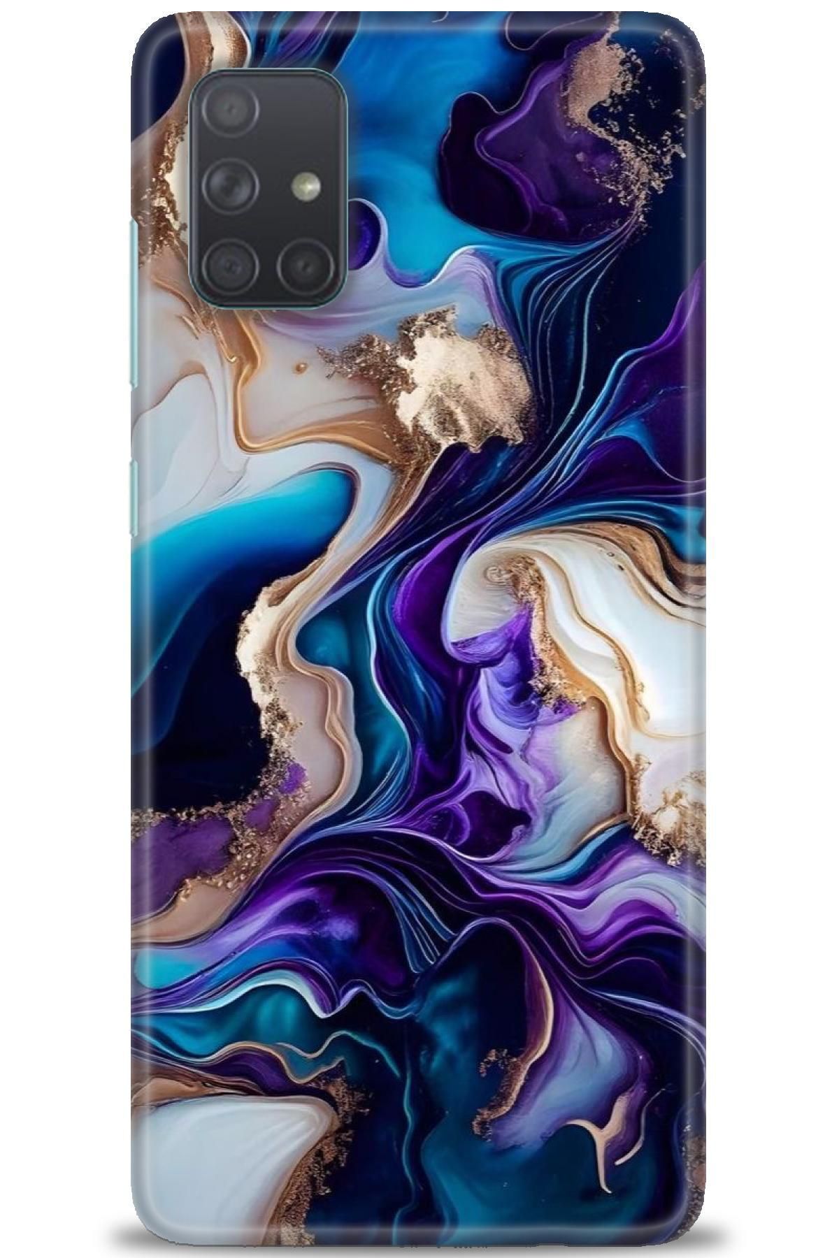 CooperTech Samsung Galaxy A51 İle Uyumlu HD Baskılı Desenli Silikon Kılıf - 48