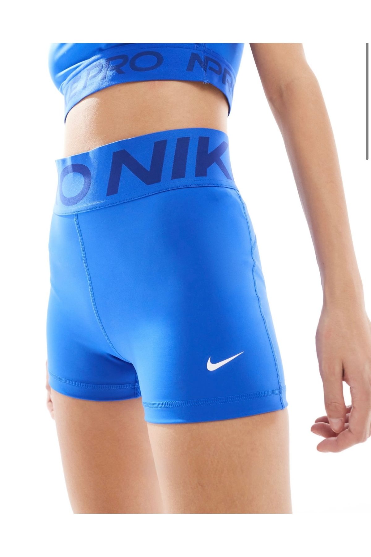 Nike Pro Sculpt High-Waisted 7.5cm (approx.) Biker Mavi Kadın Şort