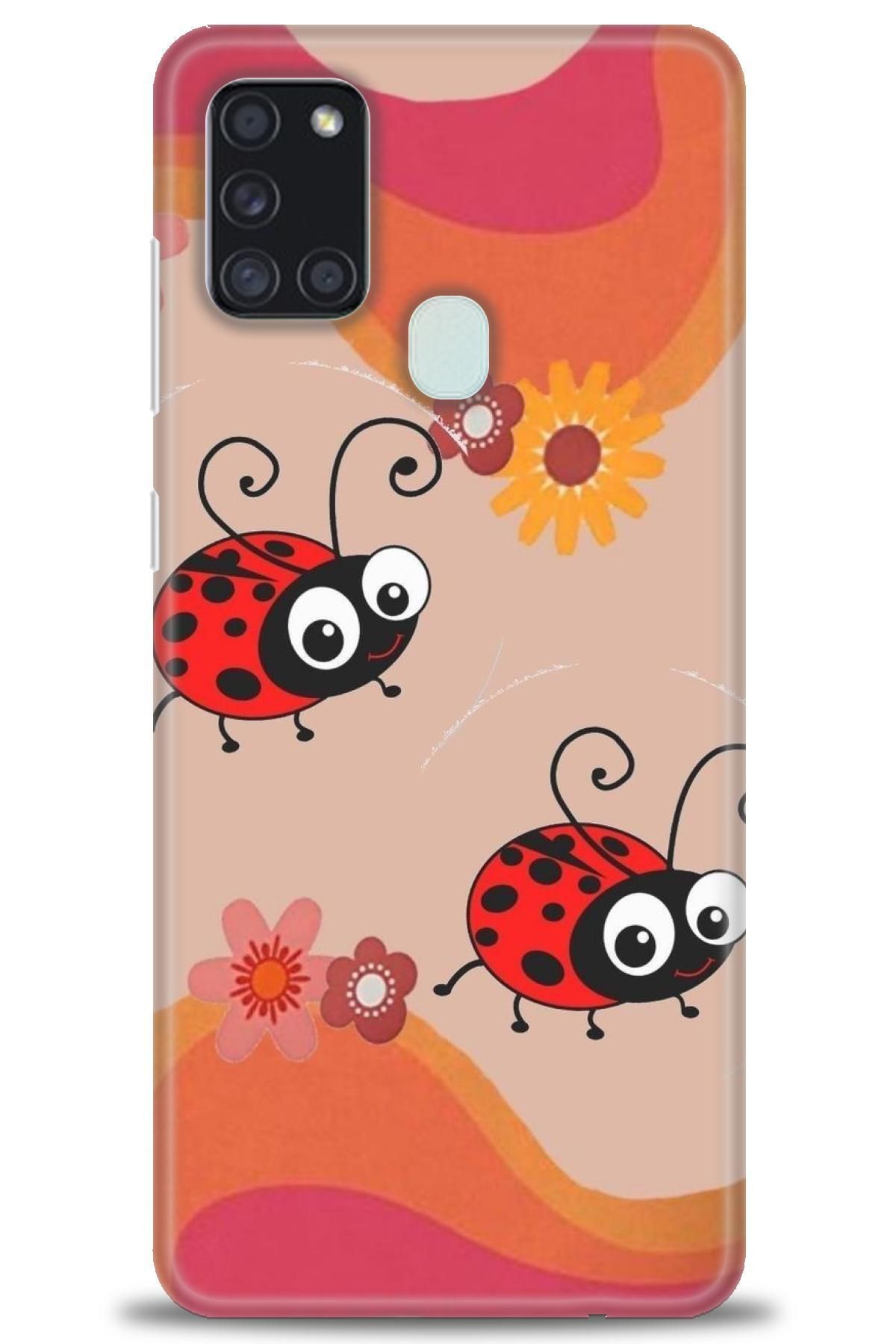 CooperTech Samsung Galaxy A21S İle Uyumlu HD Baskılı Desenli Silikon Kılıf - 605