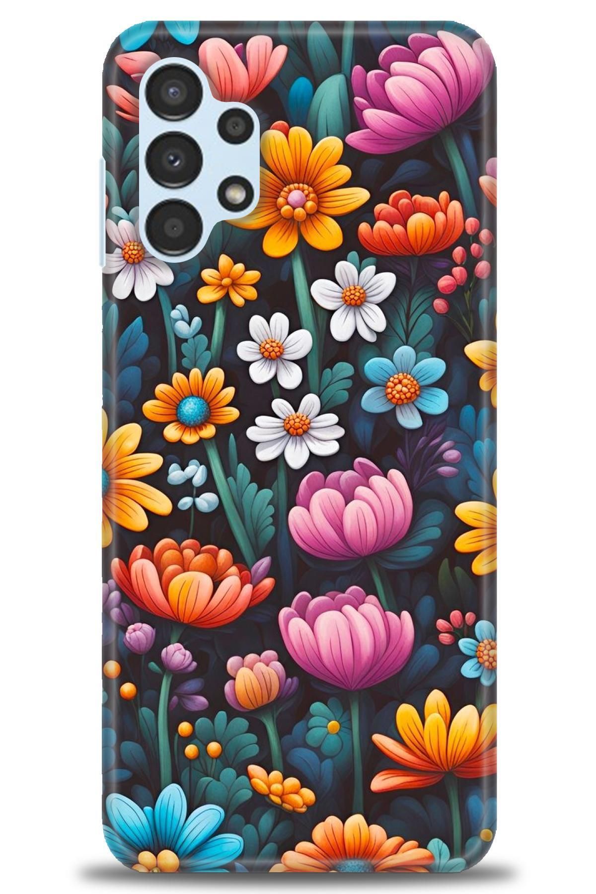 CooperTech Samsung Galaxy A13 4G İle Uyumlu HD Baskılı Desenli Silikon Kılıf - 533