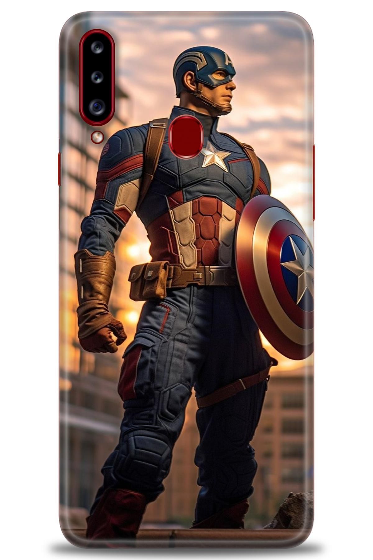 CooperTech Samsung Galaxy A20S İle Uyumlu HD Baskılı Desenli Silikon Kılıf - 1000
