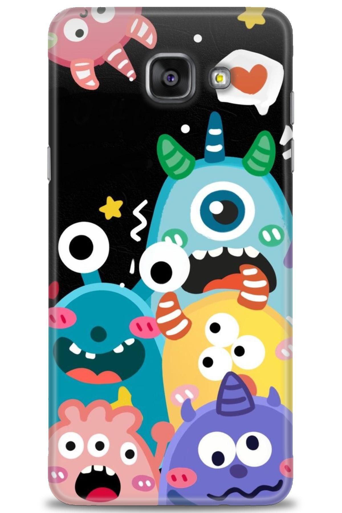 CooperTech Samsung Galaxy A5 2016 İle Uyumlu HD Baskılı Desenli Silikon Kılıf - 876