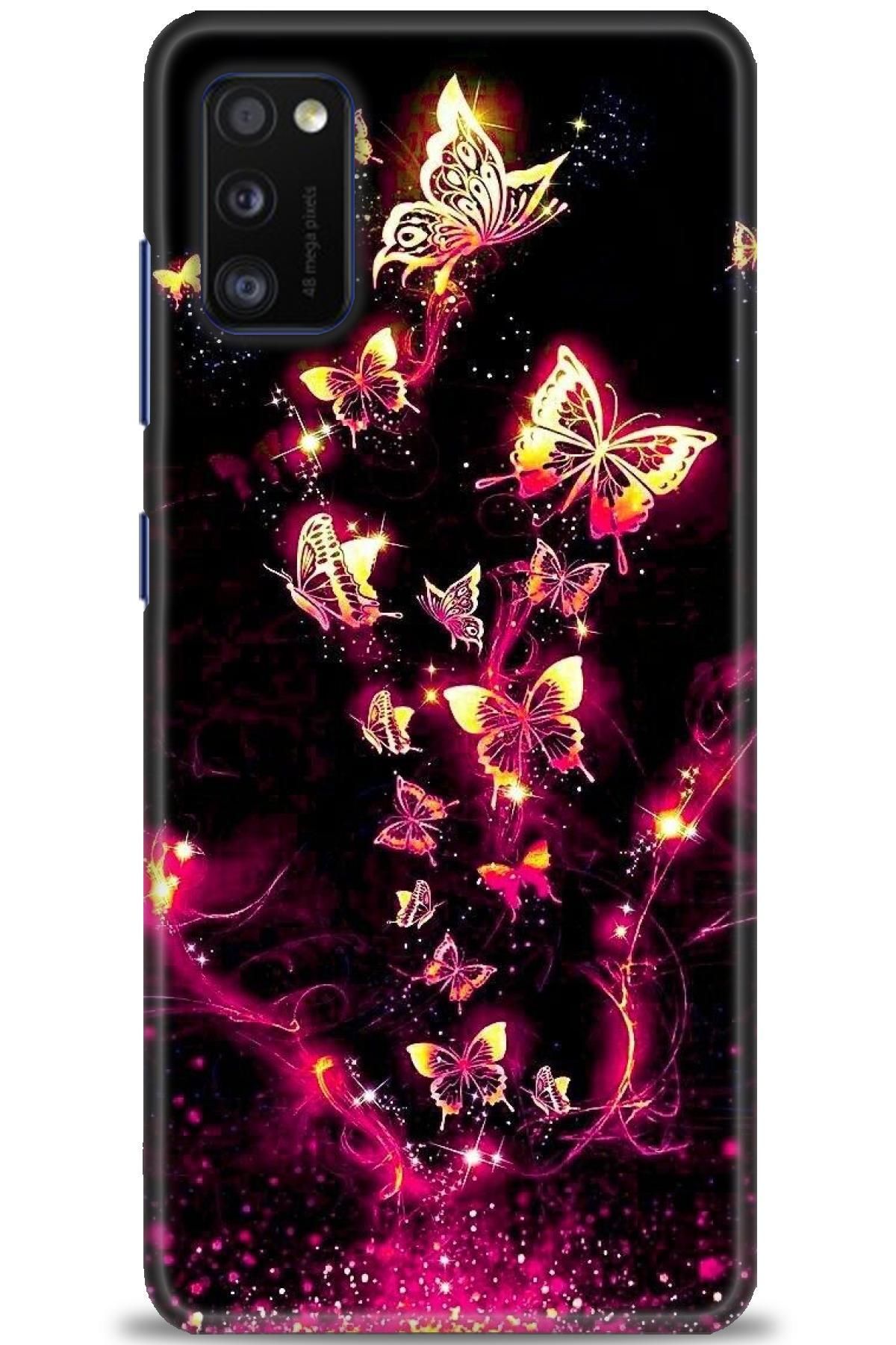 CooperTech Samsung Galaxy A41 İle Uyumlu HD Baskılı Desenli Silikon Kılıf - 614