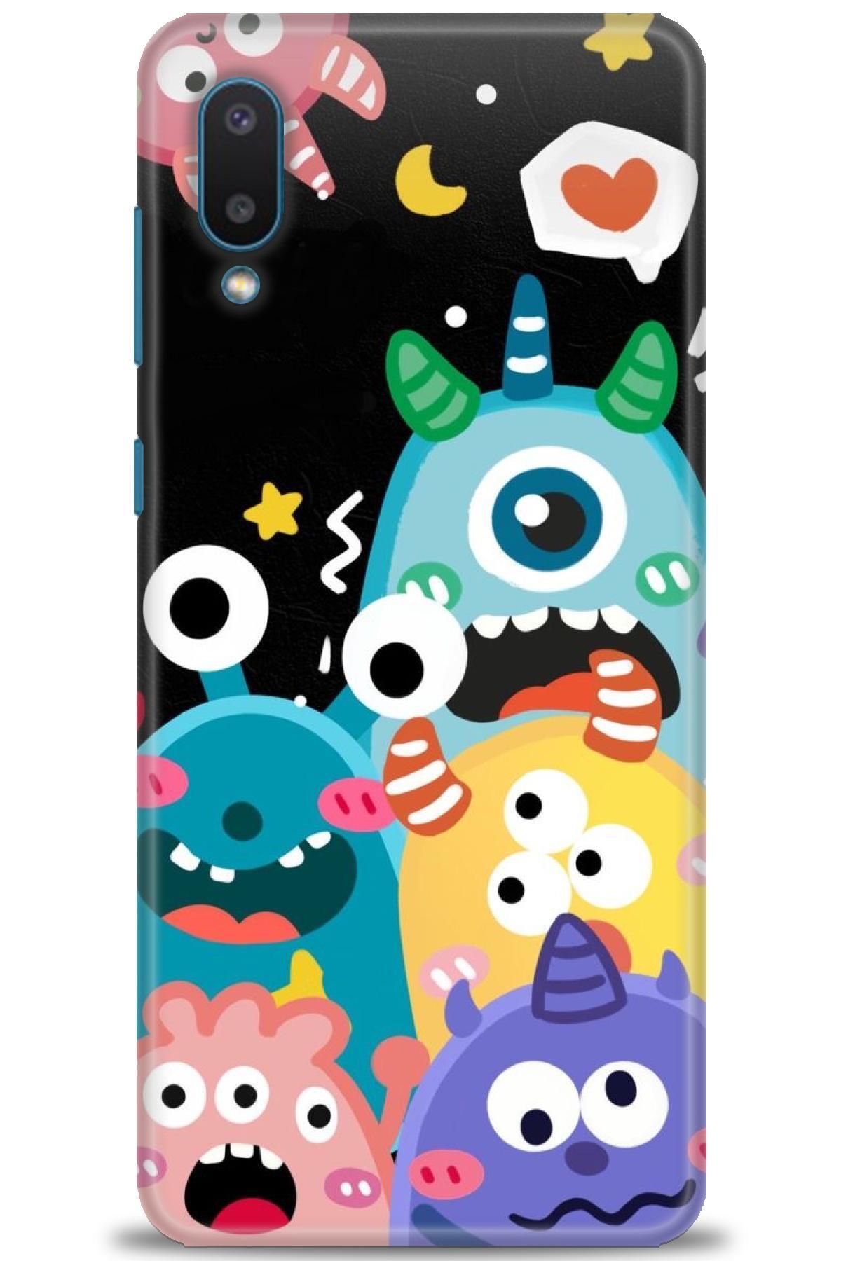 CooperTech Samsung Galaxy A02 İle Uyumlu HD Baskılı Desenli Silikon Kılıf - 876