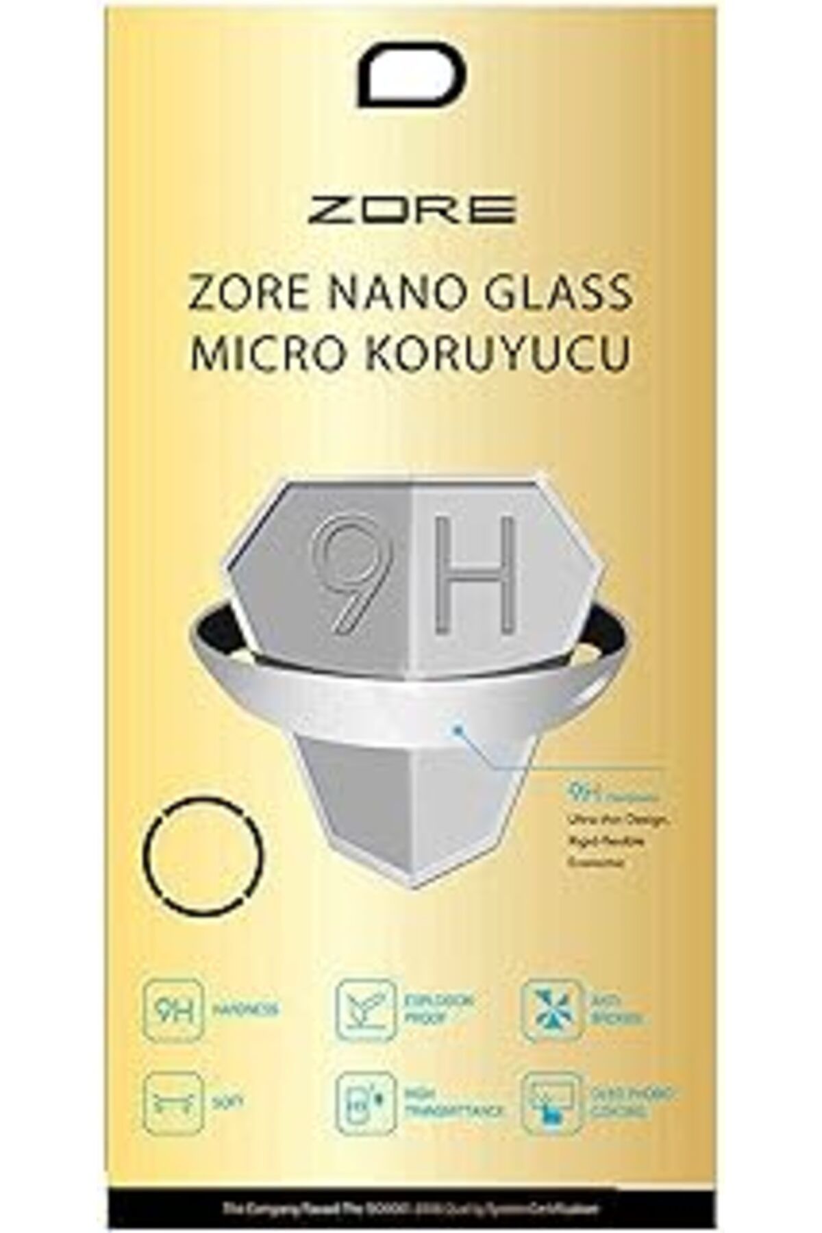 Qedii Zore Huawei Y7 Nano Micro Temperli Ekran Koruyucu