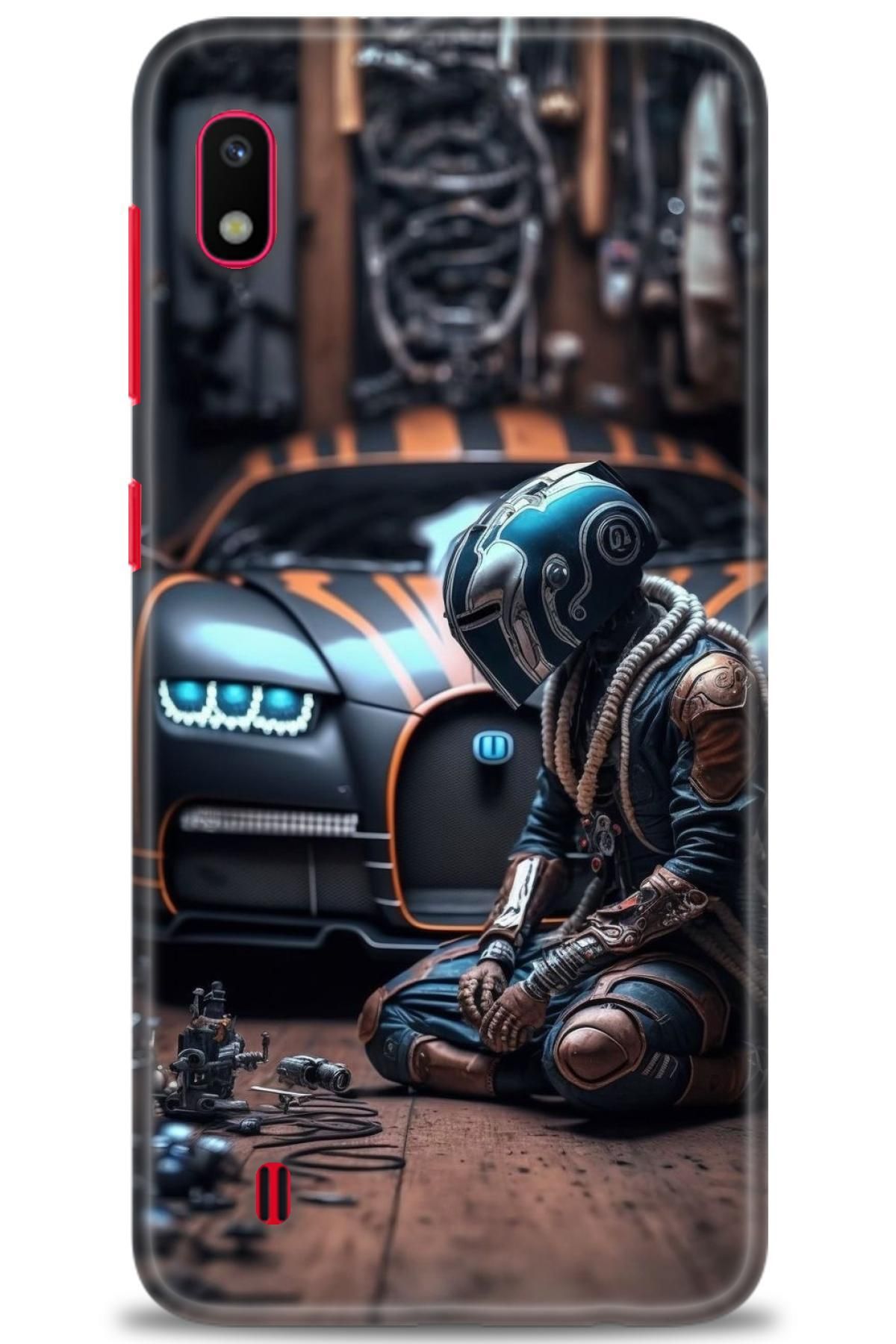 CooperTech Samsung Galaxy M10 İle Uyumlu HD Baskılı Desenli Silikon Kılıf - 984