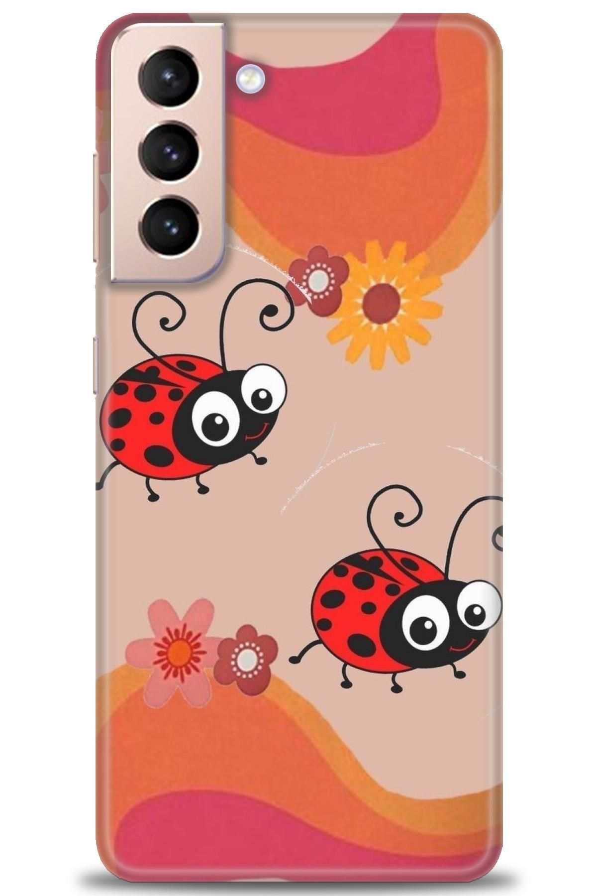 CooperTech Samsung Galaxy S21 Plus İle Uyumlu HD Baskılı Desenli Silikon Kılıf - 605