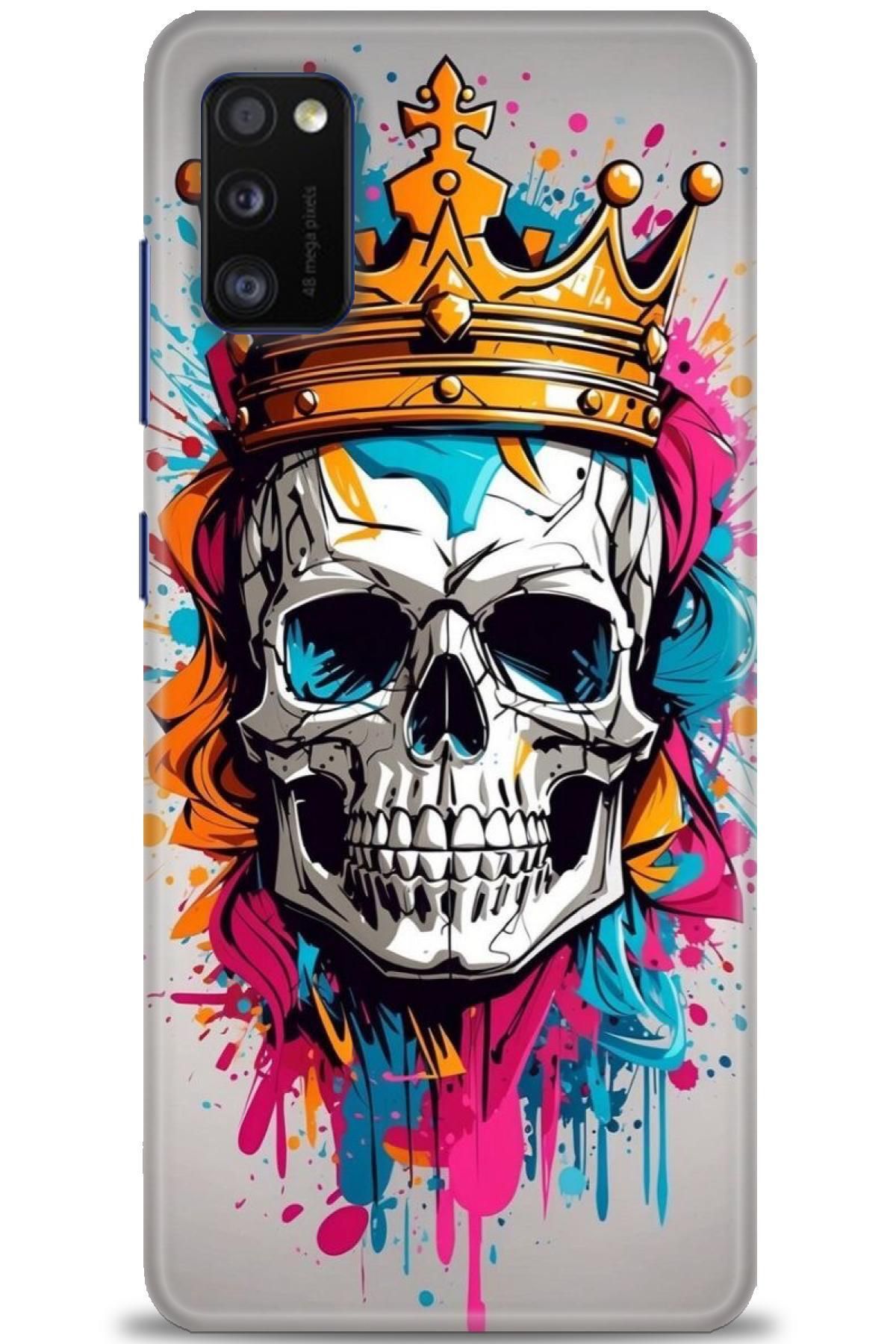 CooperTech Samsung Galaxy A41 İle Uyumlu HD Baskılı Desenli Silikon Kılıf - 993