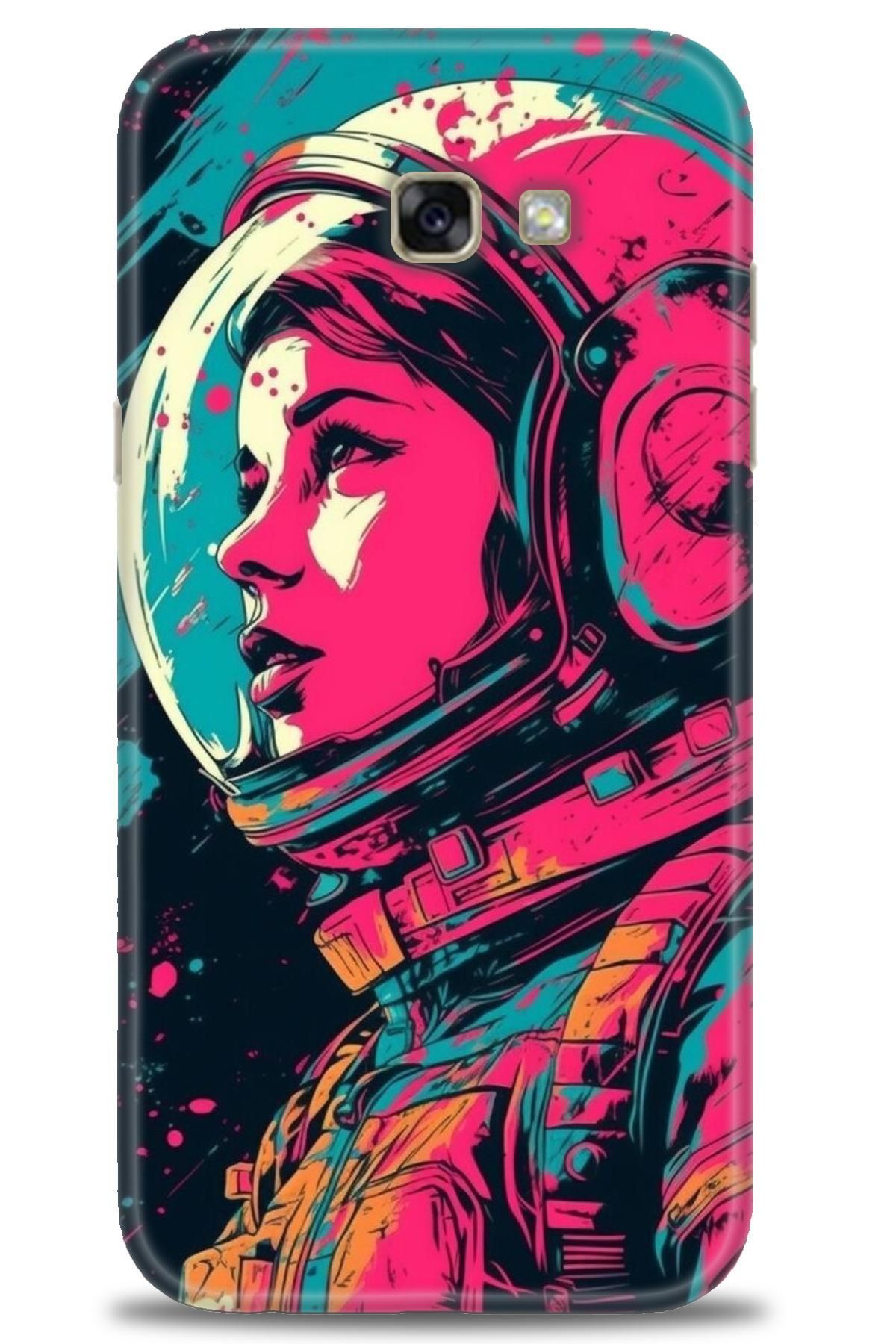CooperTech Samsung Galaxy A7 2017 İle Uyumlu HD Baskılı Desenli Silikon Kılıf - 434