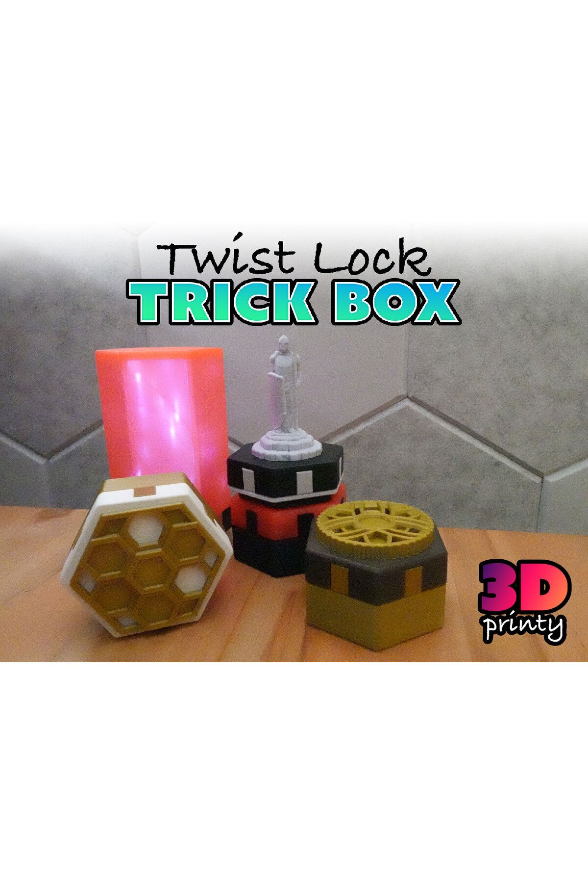 Vision Craft Twist Lock Hile Kutusu (Altıgen)