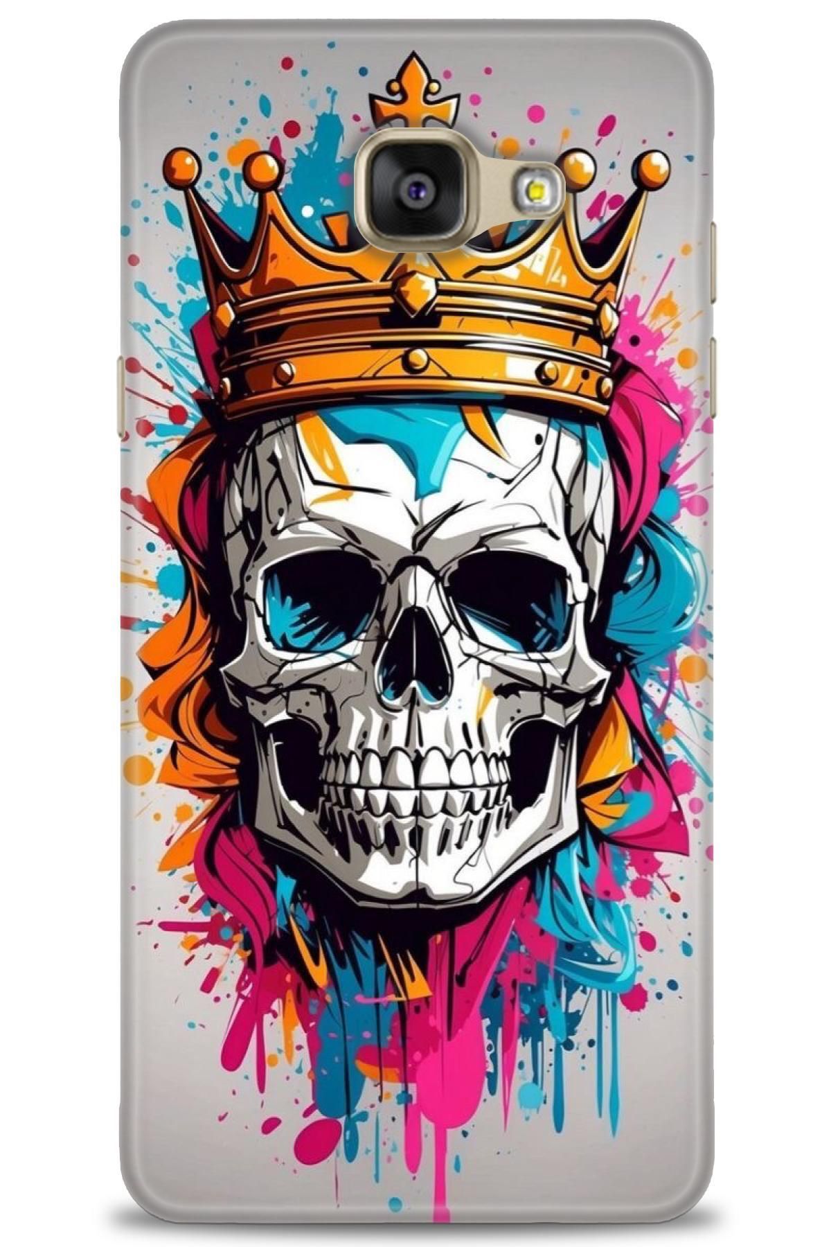 CooperTech Samsung Galaxy A7 2016 İle Uyumlu HD Baskılı Desenli Silikon Kılıf - 993