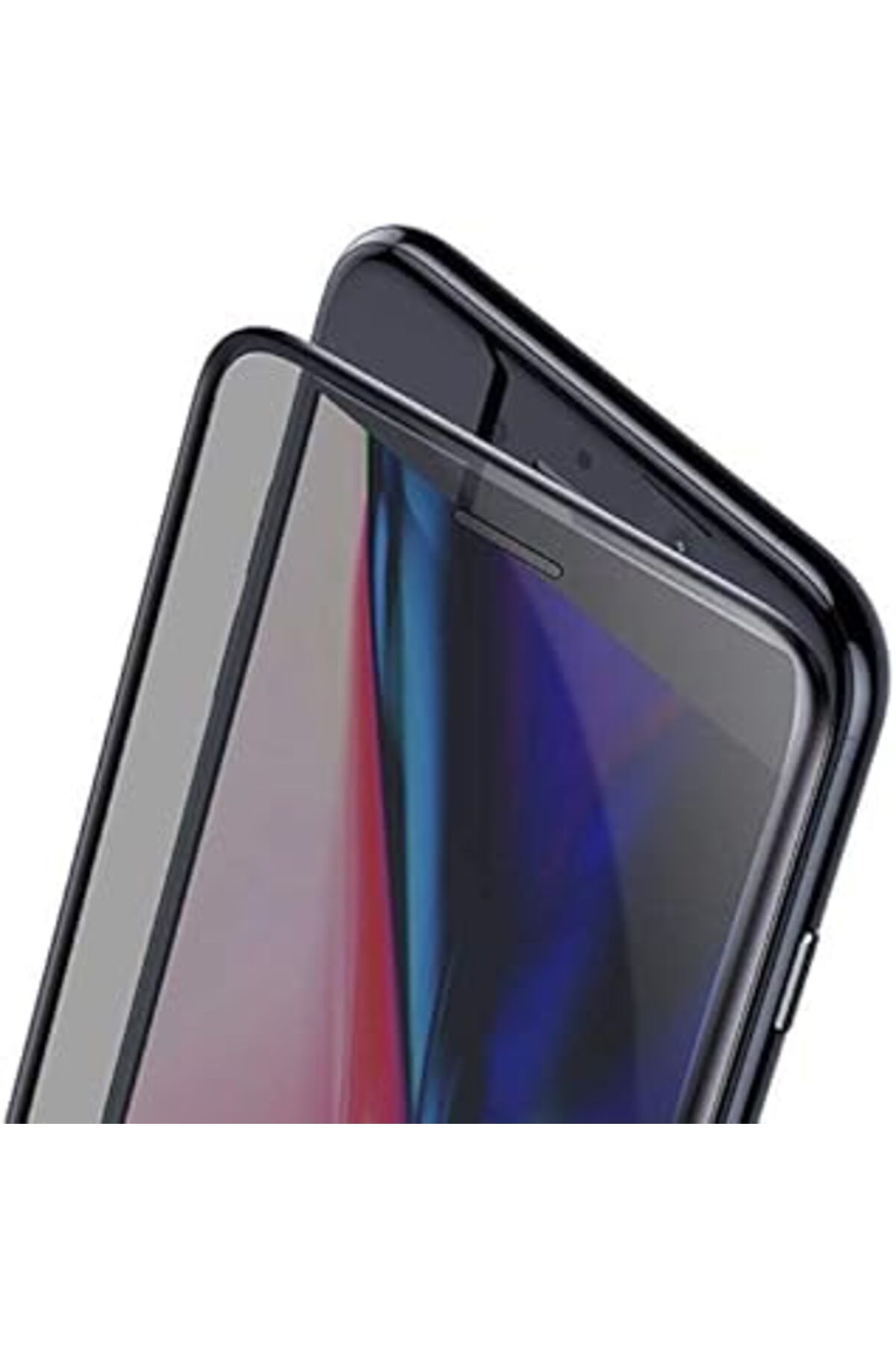 Qedii Spia Hayalet Cam Privacy Serisi Samsung Galaxy S21 Fe Tam Kaplayan Cam Orijinal Partikül Takviyeli