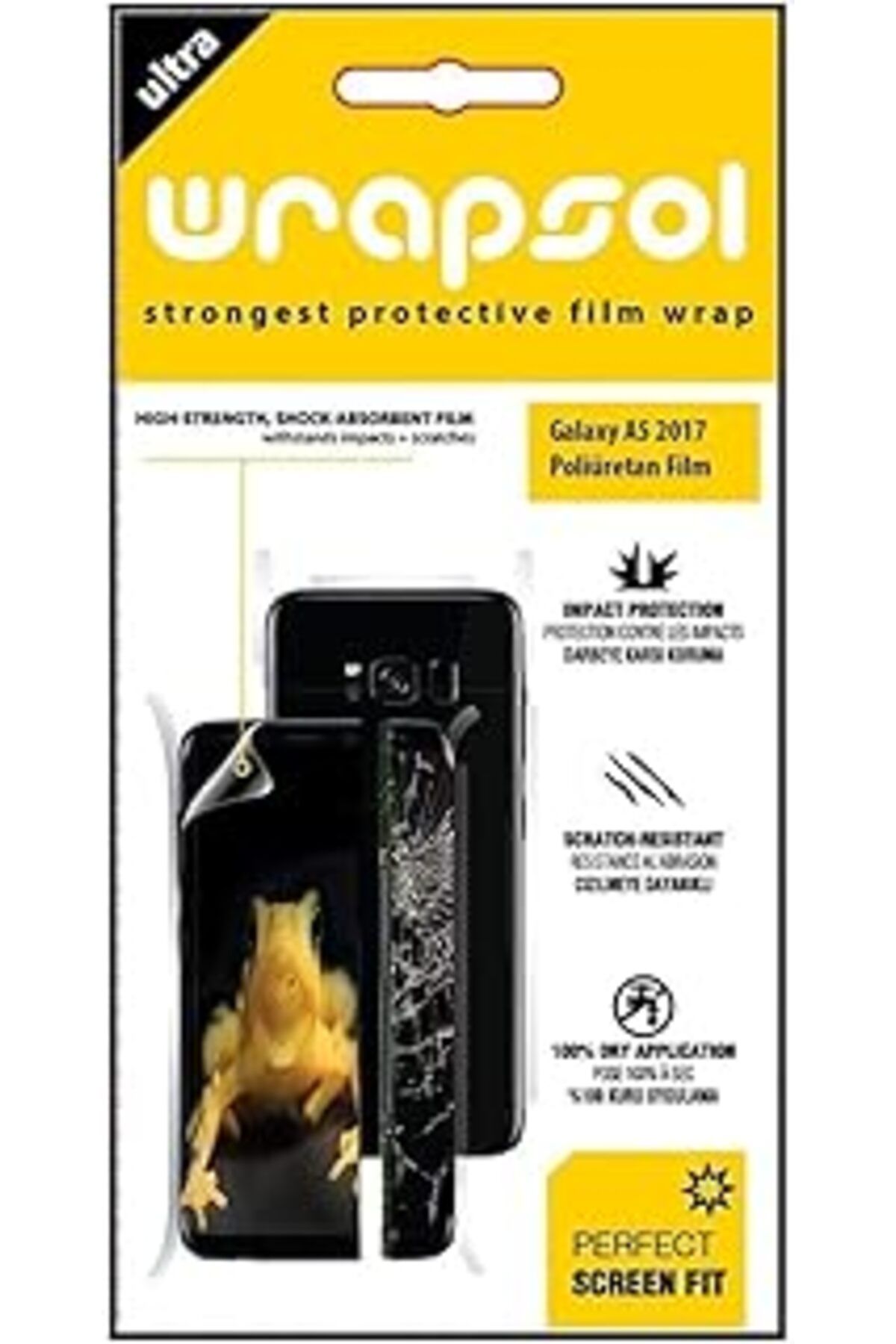 Qedii Wrapsol Galaxy A5 2017 Poliüretan Film Arka Ön Yan