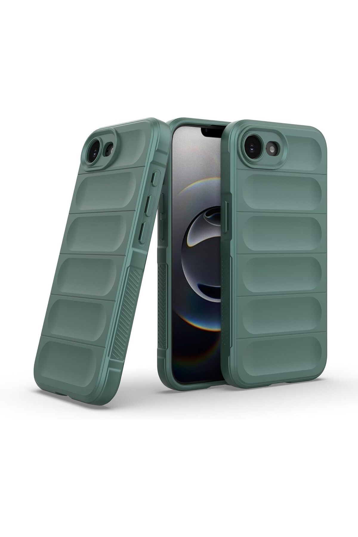 Rivor Apple iPhone 16e Uyumlu Kılıf Kamera Korumalı Parmak İzi Bırakmaz İçi Kadife Sıvı Silikon Kapak
