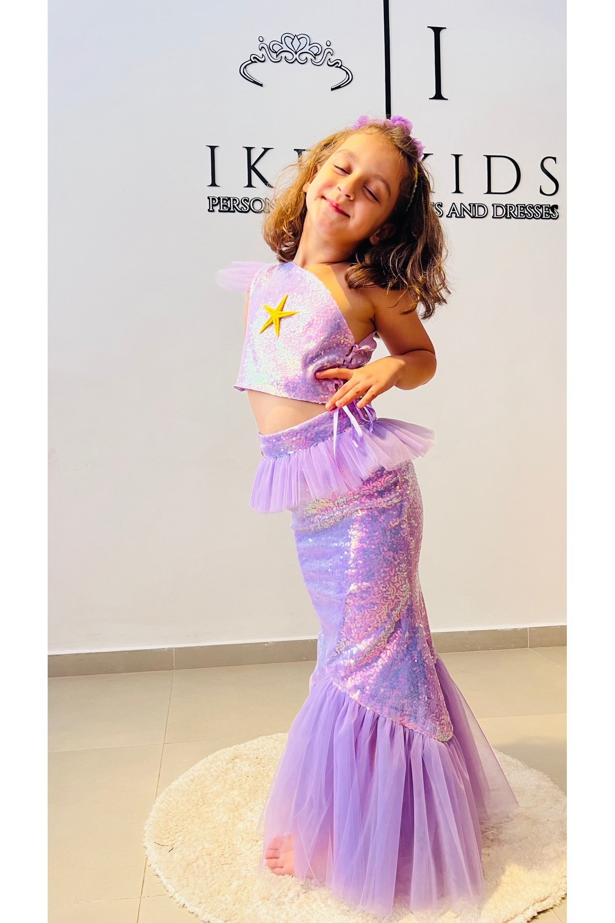 İkrabutikbursa Kız Çocuk Deniz Kızı Kostümü, Deniz kızı elbisesi