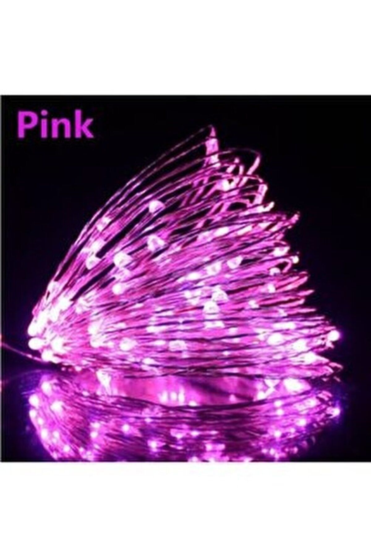 Leddünyası 3 Metre Peri Led Işık Dekoratif Ip Led Süs - Pembe Işık