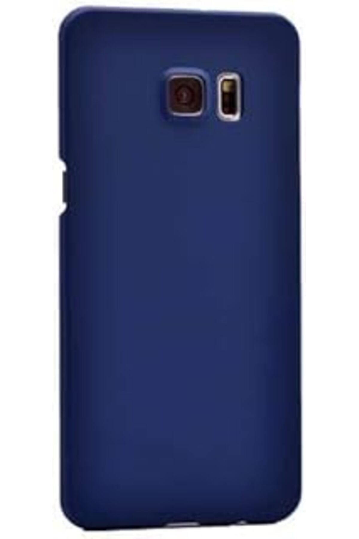 Pazarcan Samsung Galaxy Note 5 Uyumlu Sert Rubber Silikon Kılıf (MAVİ)