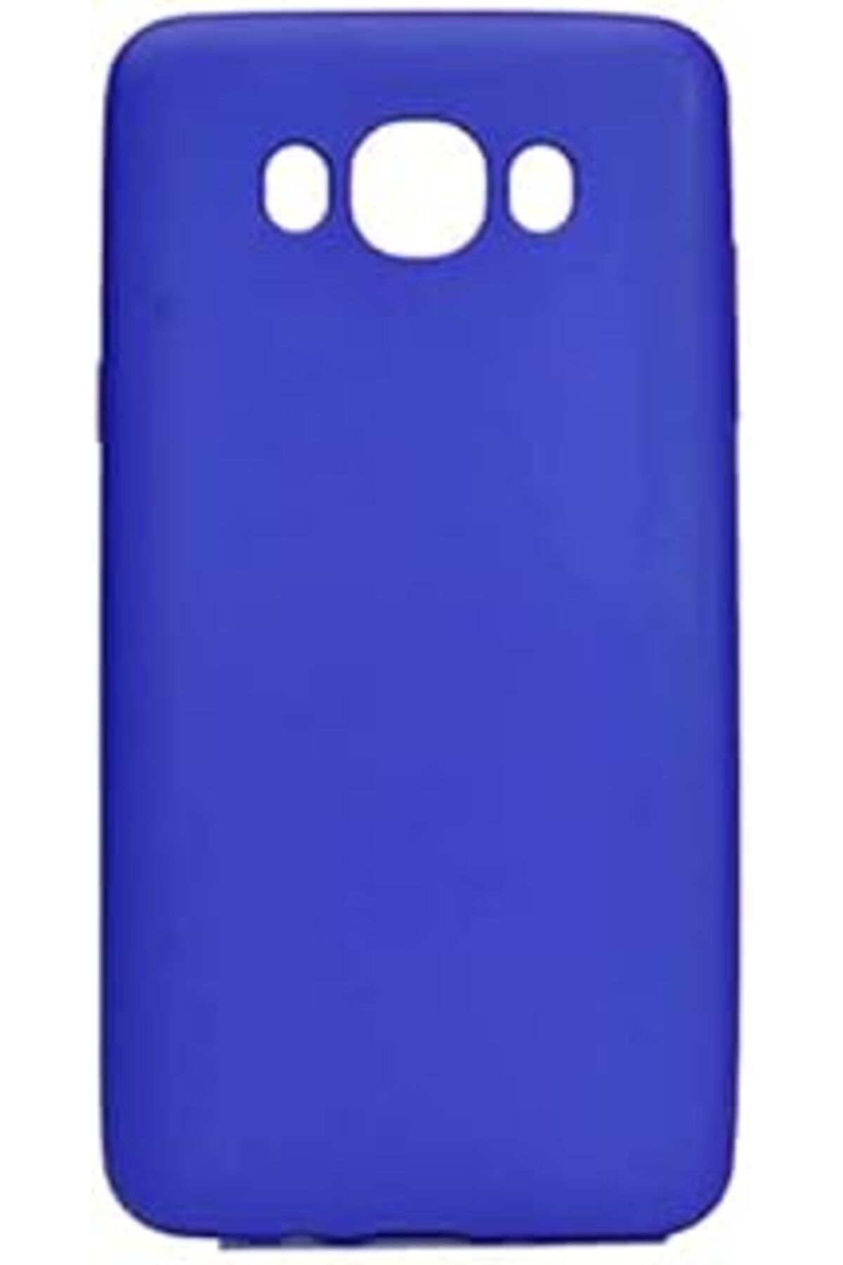 Pazarcan Galaxy J5 2016 Uyumlu Mat Yumuşak Silikon Kılıf (Mavi)