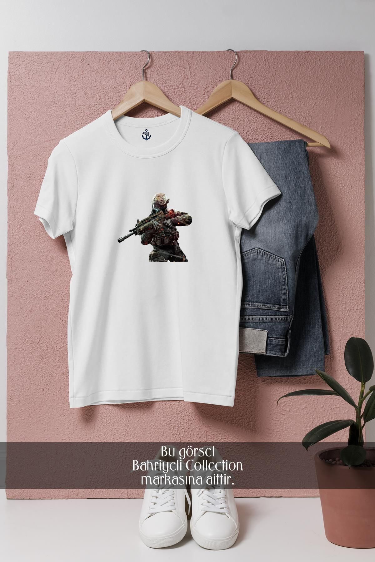 Bahriyeli Collection Oversize Call Of Duty- United Offensive Tasarımlı Unisex T-Shirt