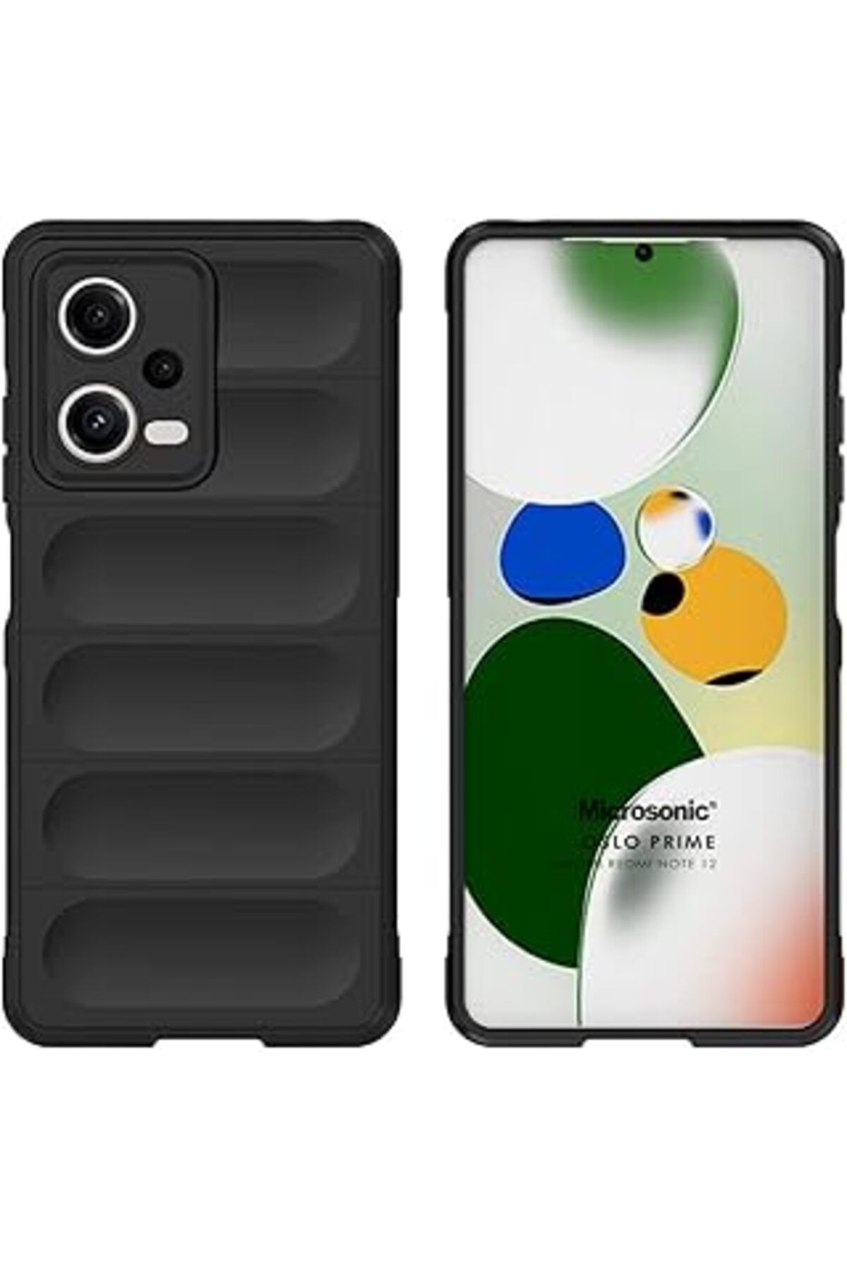 Pazarcan Microsonic Xiaomi Redmi Note 12 Için Kılıf Oslo Prime Siyah [Redmi Note 12 Ile Uyumlu Kılıf - Siyah