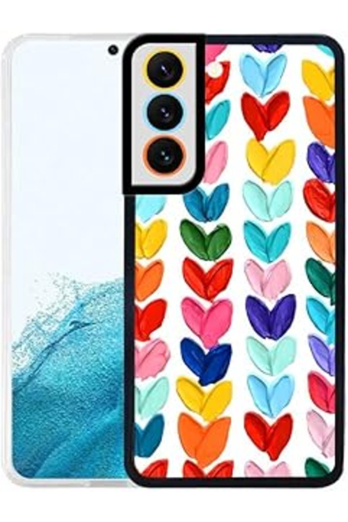 Pazarcan Galaxy S22 Plus İle Uyumlu Baskılı Kılıf Baskılı Kılıf Vinicius Canlı Ve Gösterişli, Çıkıntılı Kame