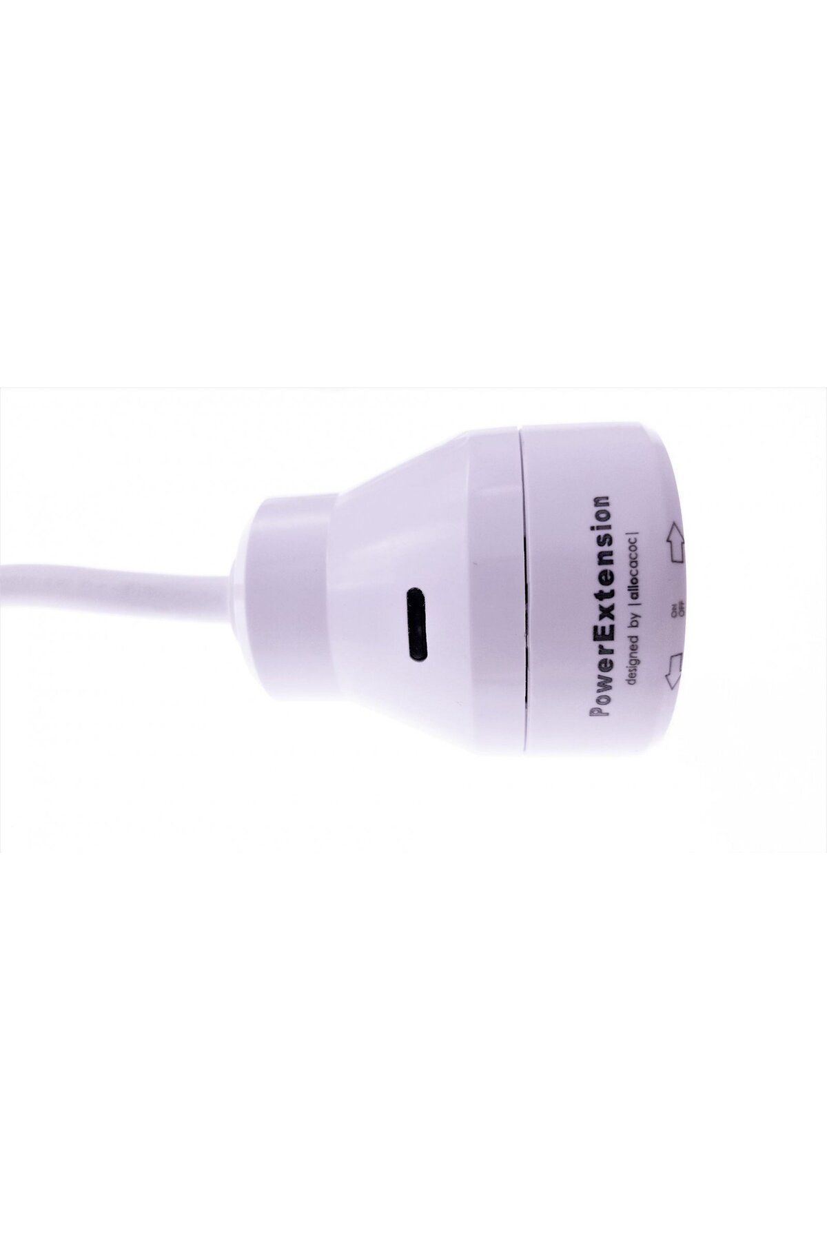 Allocacoc-Extension Cable 5m, White - 3680w Max, Eupe5m | With On/off Button By Turning 5