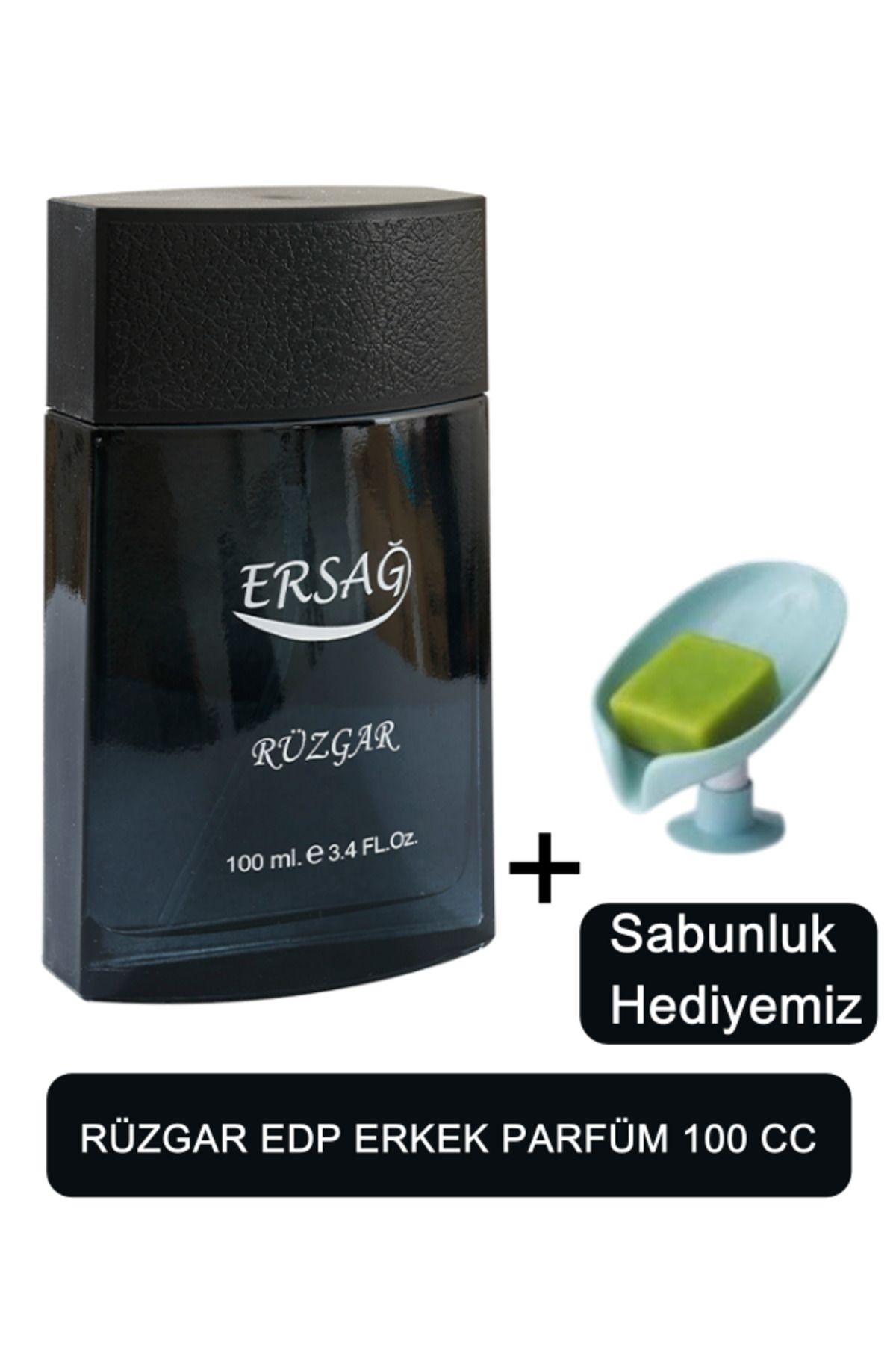 Ersağ Rüzgar Erkek Parfüm 100cc - Sabunluk Hediyemiz 1003-01
