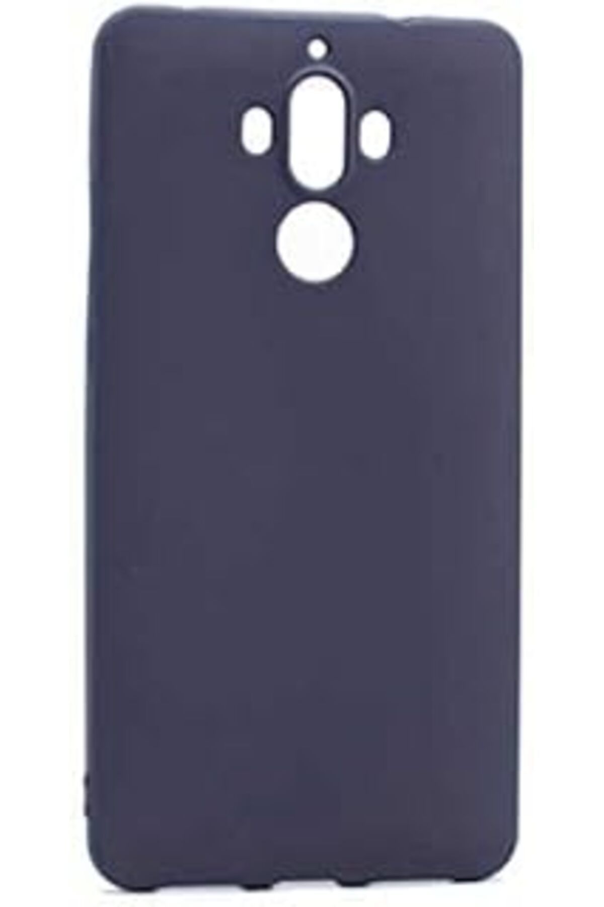 Pazarcan Huawei Mate 9 Uyumlu Mat Yumuşak Silikon Kılıf (Siyah)