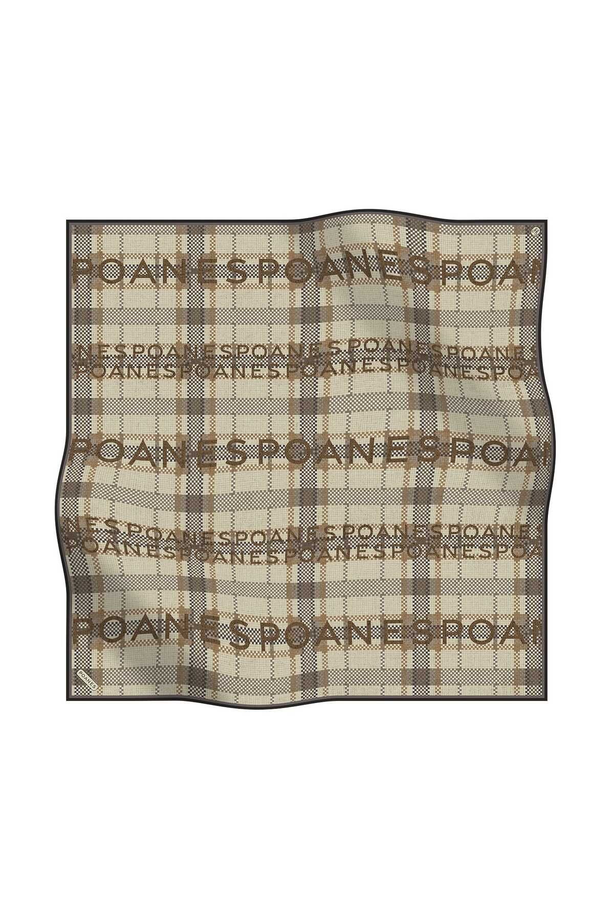 Poanes Poane İpek Twill Eşarp