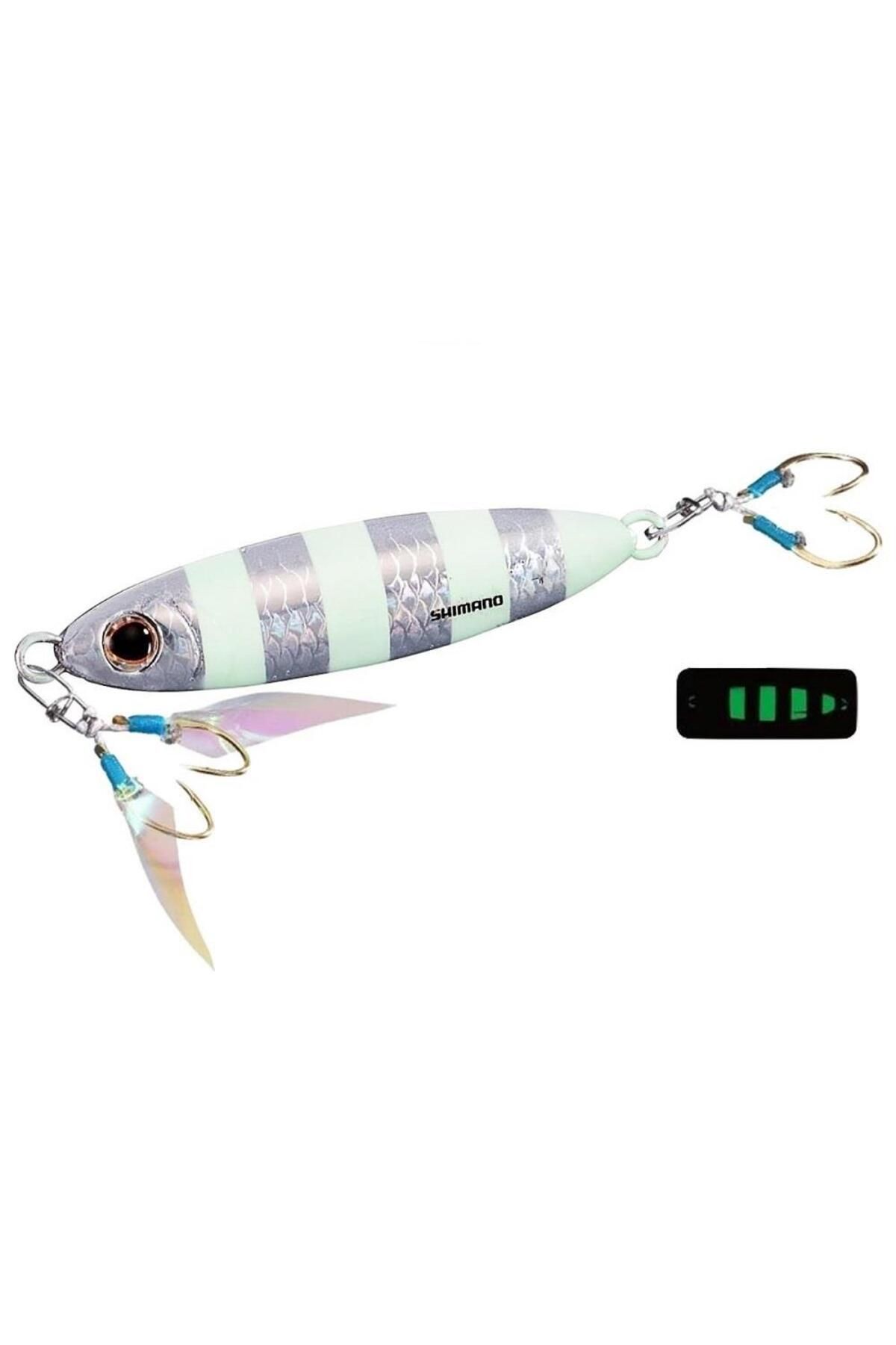 Shimano Ocea Flat Light 72mm 50gr Jig Yem 001 Zebra