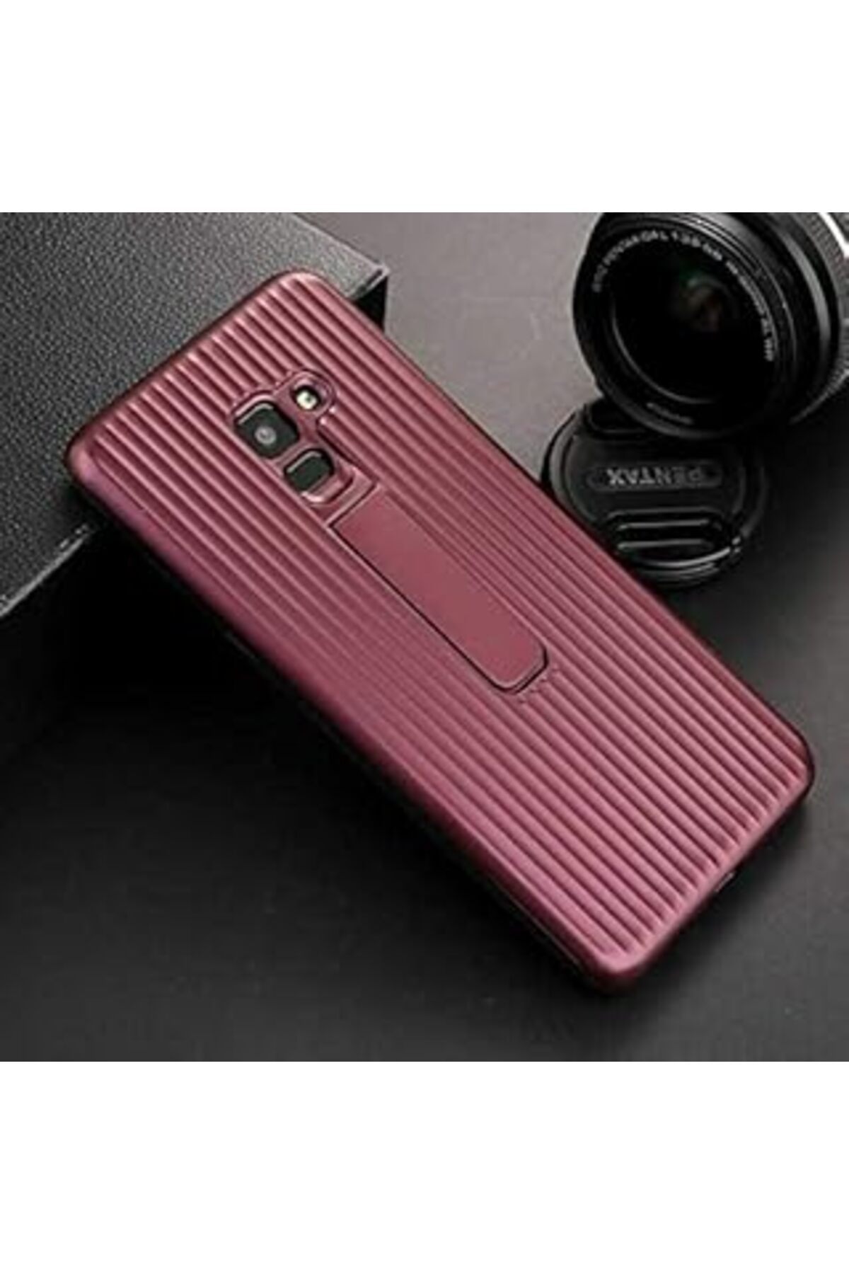 Pazarcan Zore Wave A8 Plus 2018 Purple Sert Silikon Kapak