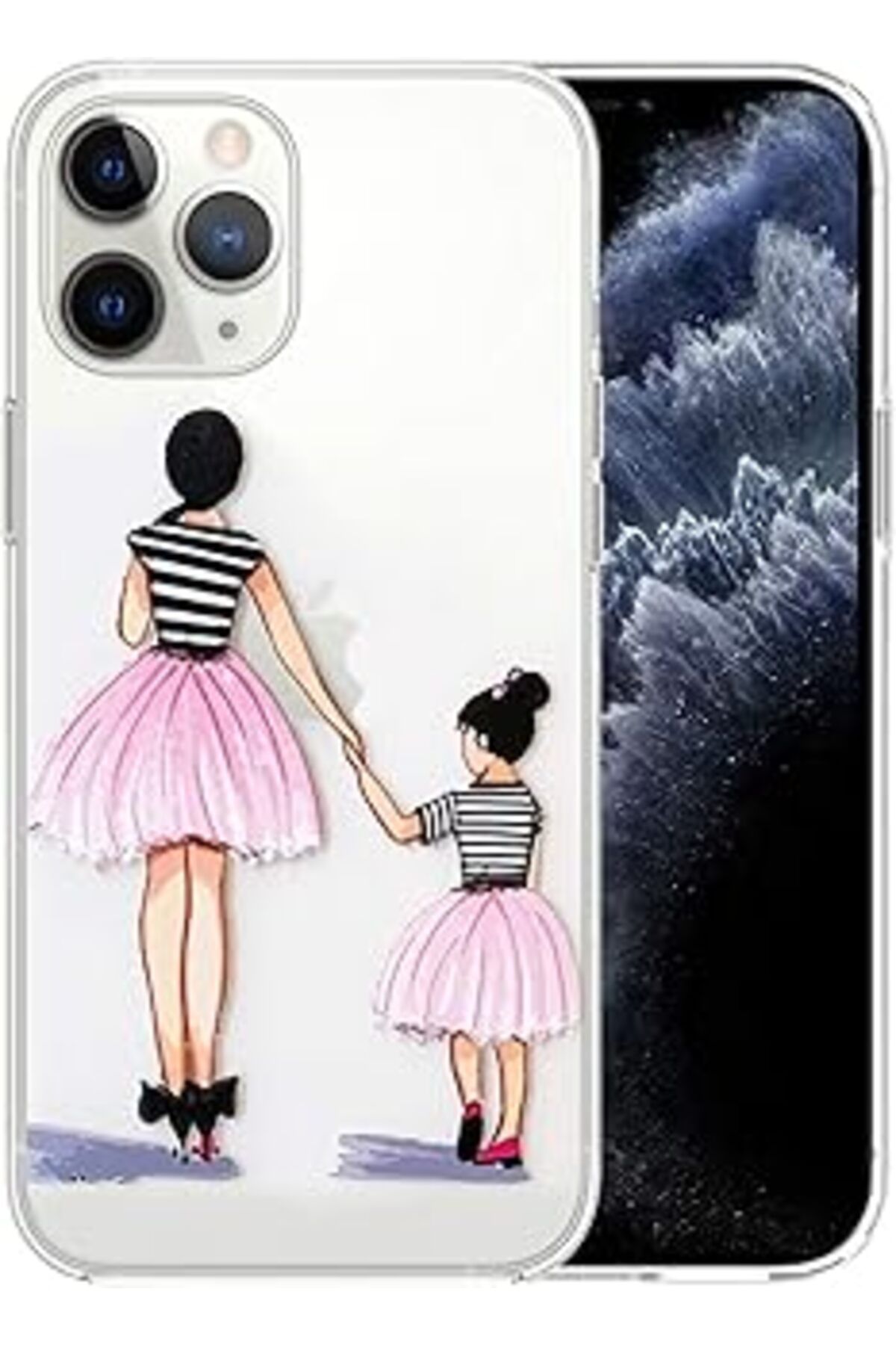 Qedii Microsonic Iphone 11 Pro Desenli Için Kılıf Anne Ve Kız
