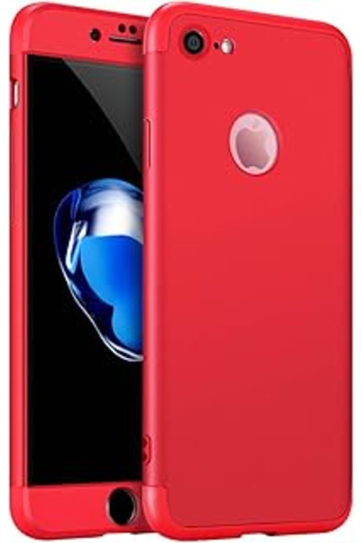 Karachil Microsonic Apple Iphone 6S Plus Için Kılıf Double Dip 360 Protective Kırmızı [Iphone 6S Plus Ile Uy